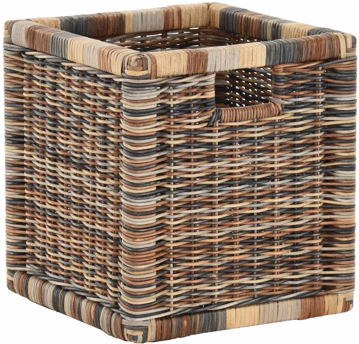 Krines Home Regalkorb Set/2 Regalkorb Aufbewahrungskorb geflochten Rattan ( günstig online kaufen