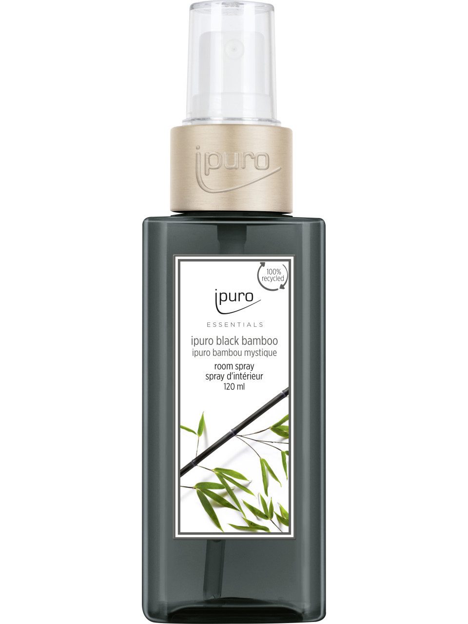 IPURO Raumduft ipuro ESSENTIALS Raumspray Black Bamboo 120 ml