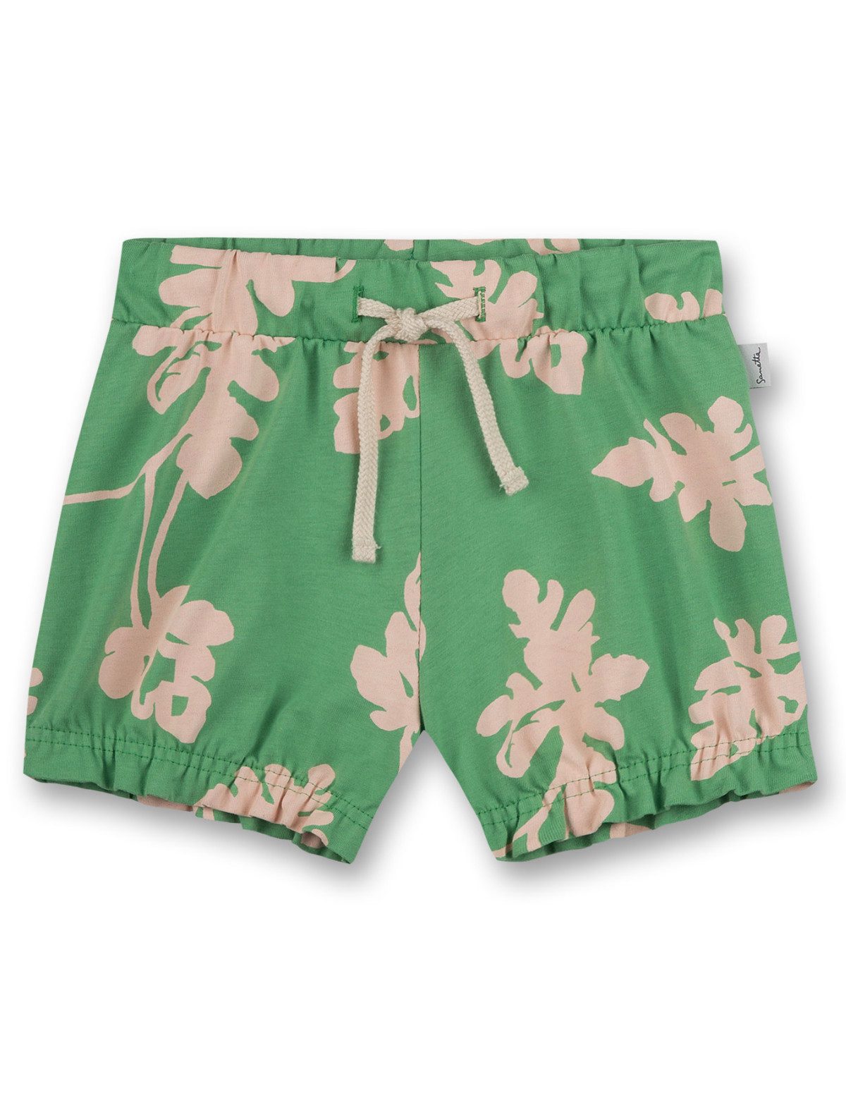 Sanetta Sweatshorts Mädchen Shorts Baumwolle Elasthan Print elastischer Bund Sommer