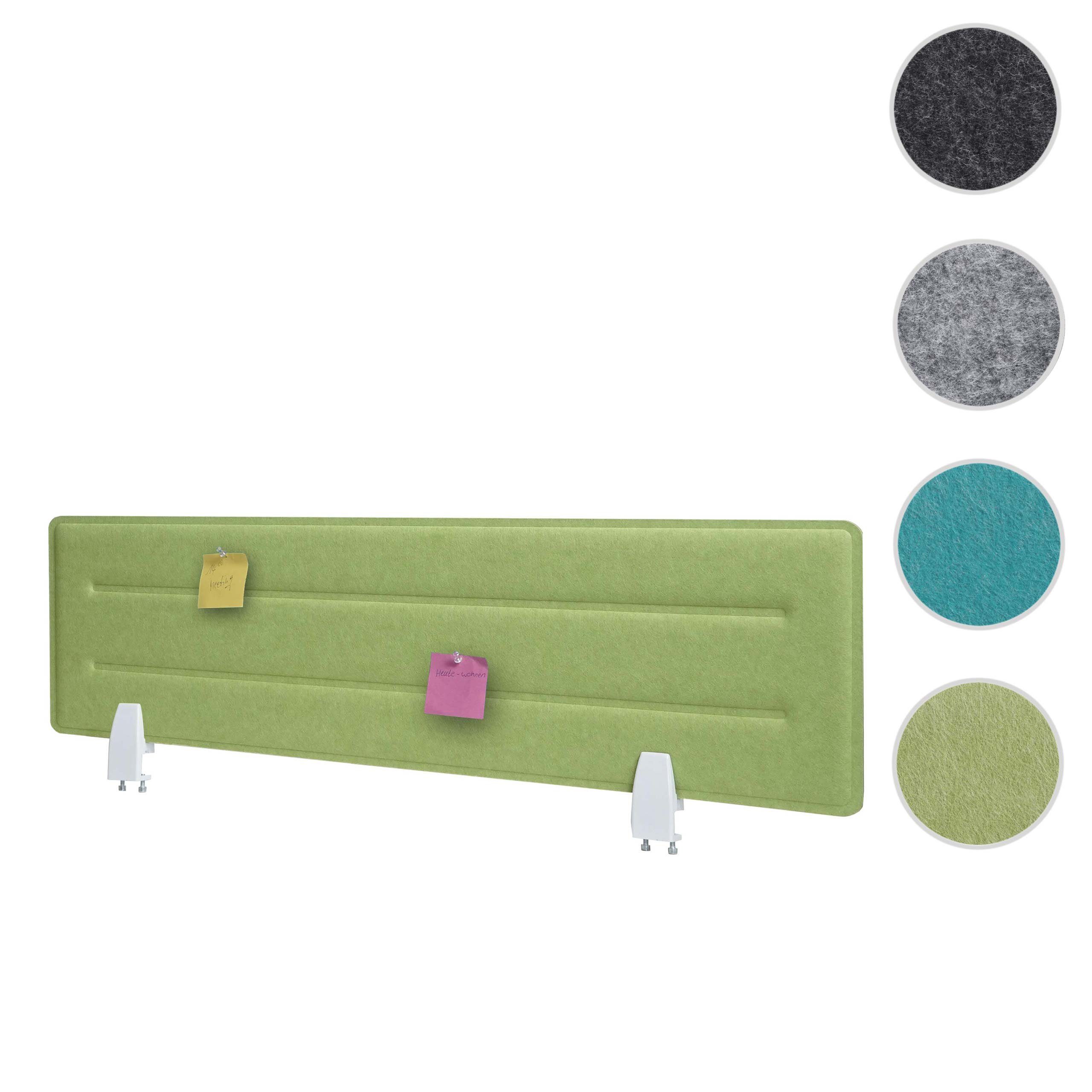 MCW Stellwand MCW-G76, Schalldämmend, Inkl. Anbringungsset, Akustik-Trennwand