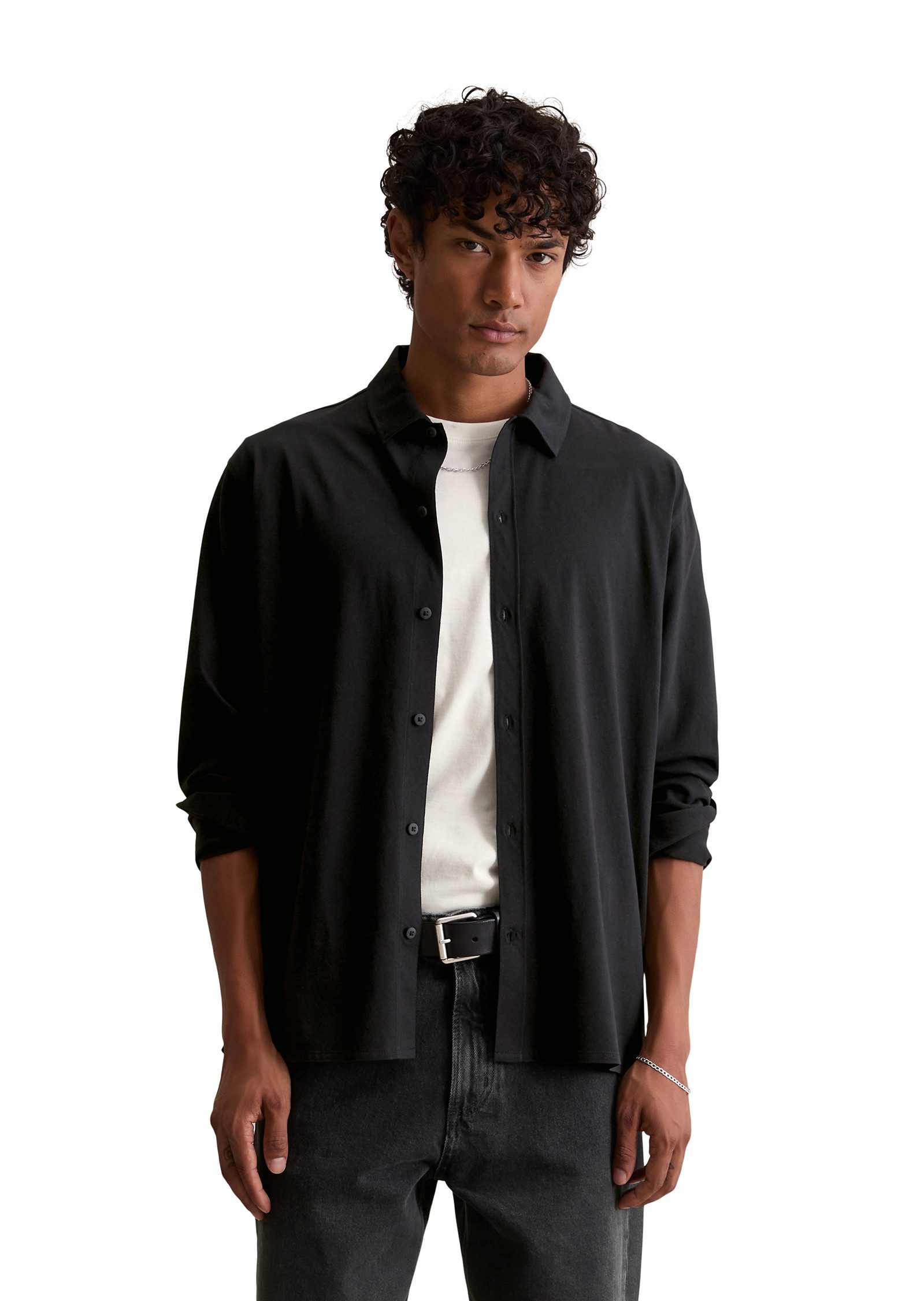 Marc O'Polo DENIM Langarmhemd relaxed fit aus reiner Bio-Baumwolle