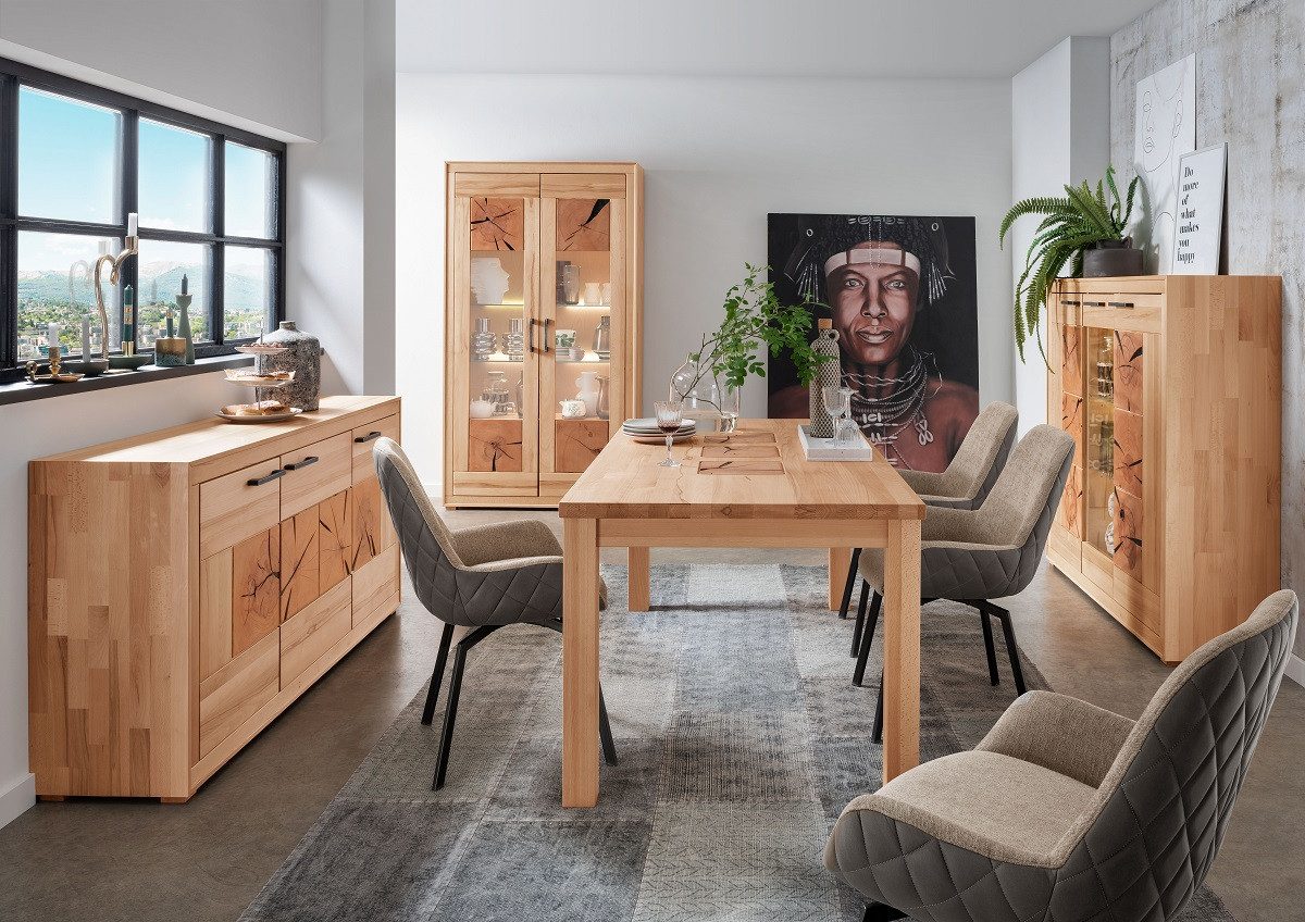 Main Möbel TV-Board TV Element Lowboard 150x62cm Kernbuche Danzig