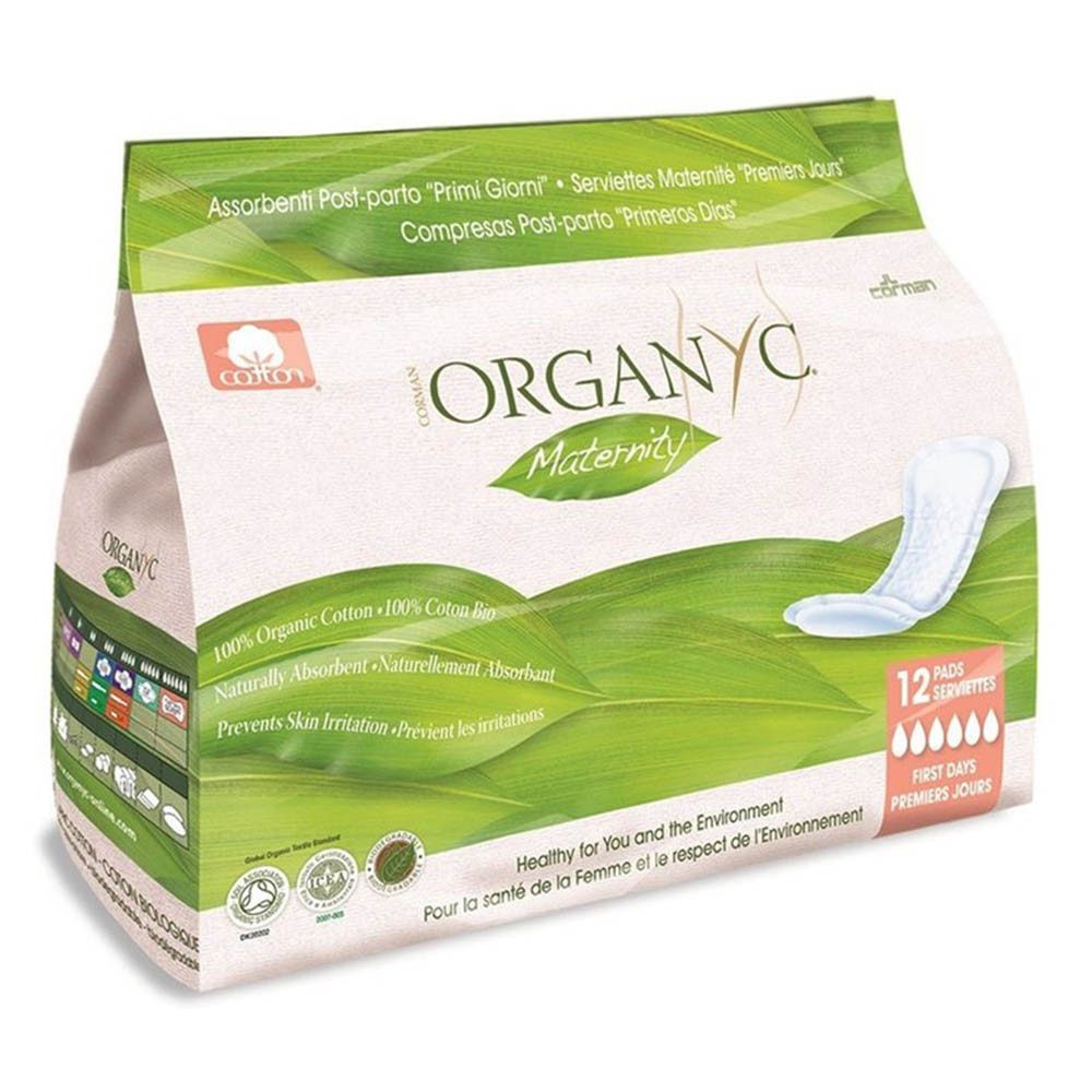 Organyc Wochenbetteinlagen 12Stk Hygienemittel