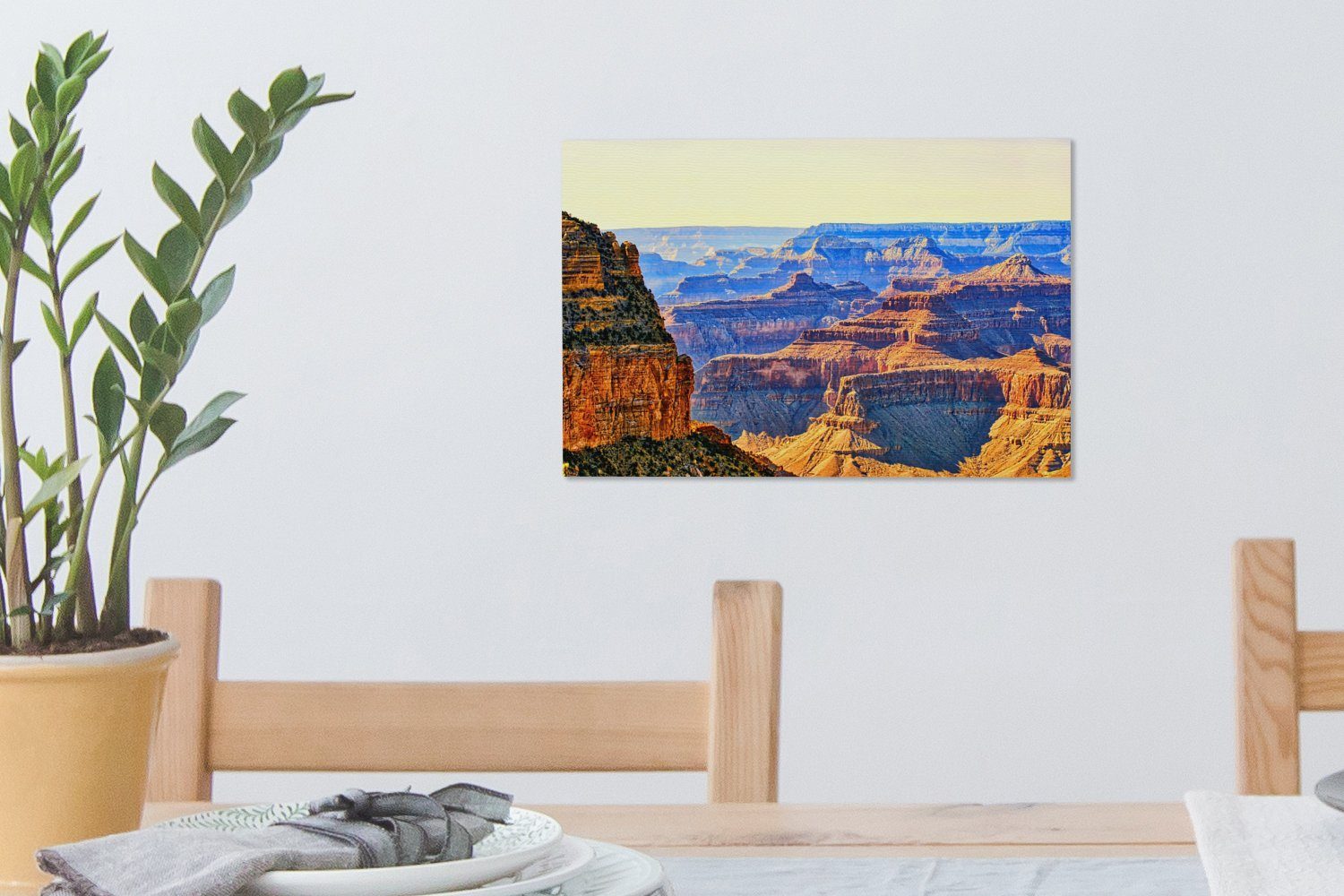 St), Canyon, cm 30x20 Aufhängefertig, Wandbild Grand Leinwandbilder, Leinwandbild OneMillionCanvasses® (1 Wanddeko,