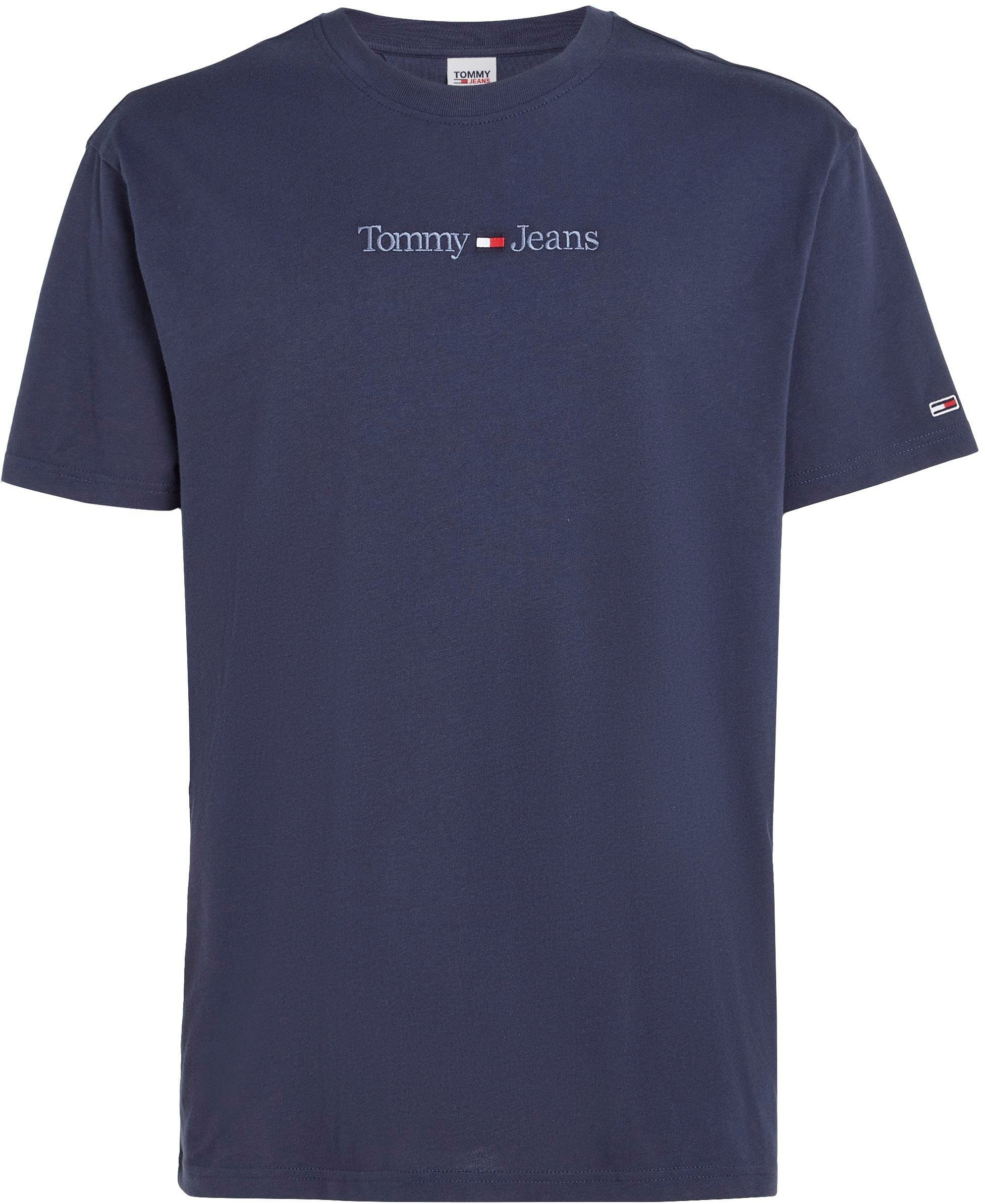 Jeans TEE CLSC TEXT T-Shirt Twilight Tommy SMALL Navy TJM