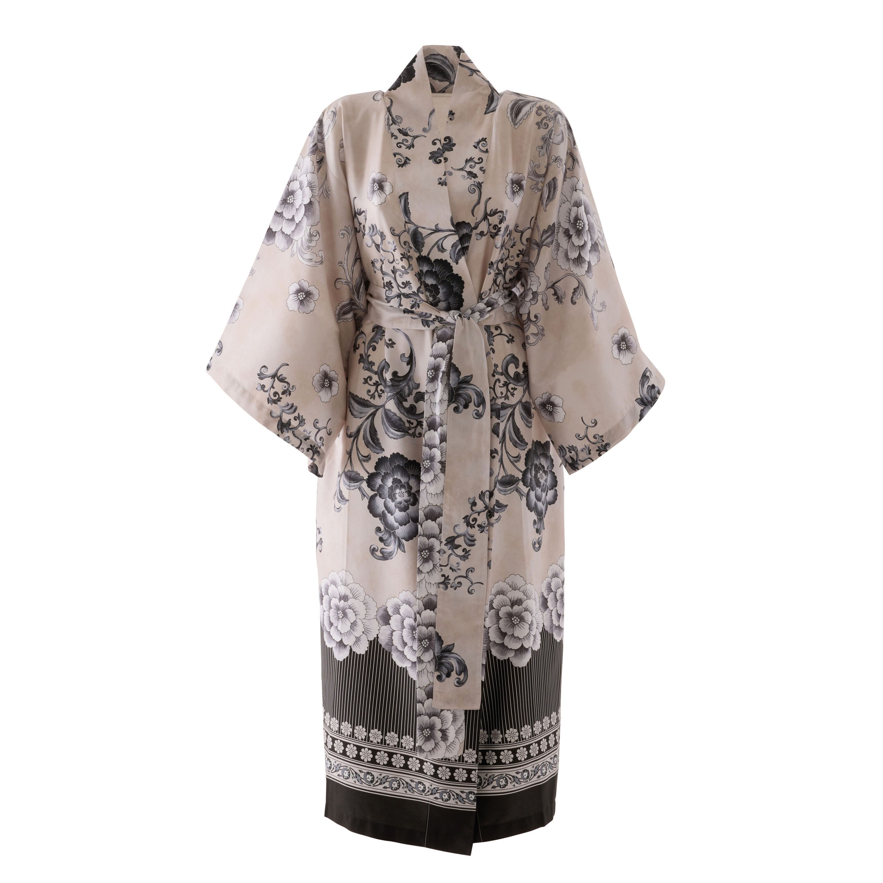 Bassetti Kimono PARAGGI, Baumwolle, Gürtel, aus reiner Baumwolle