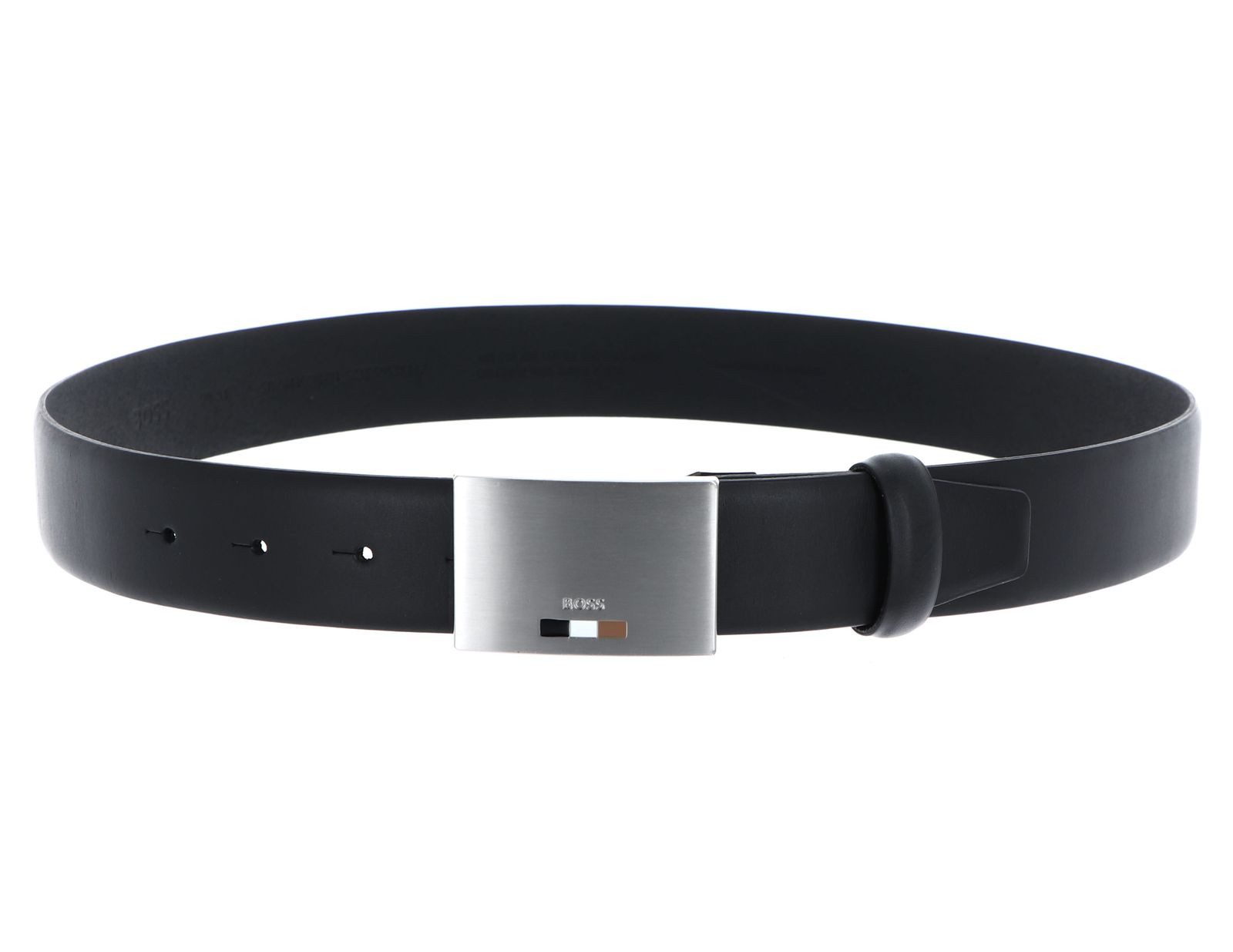 BOSS Ledergürtel En Sz35 Leather Belt aus echtem Rindsleder