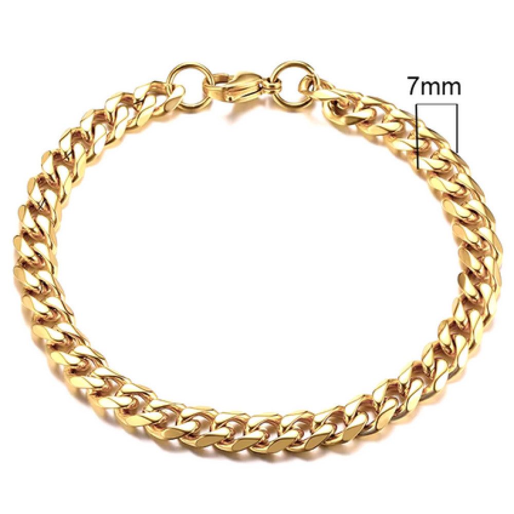 Ware aus aller Welt Panzerarmband Edelstahl massiv Panzer Armband Armkette günstig online kaufen