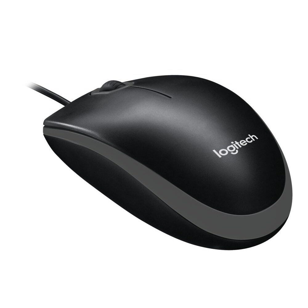 Logitech M100 - BLACK - EMEA Maus (kabelgebunden)