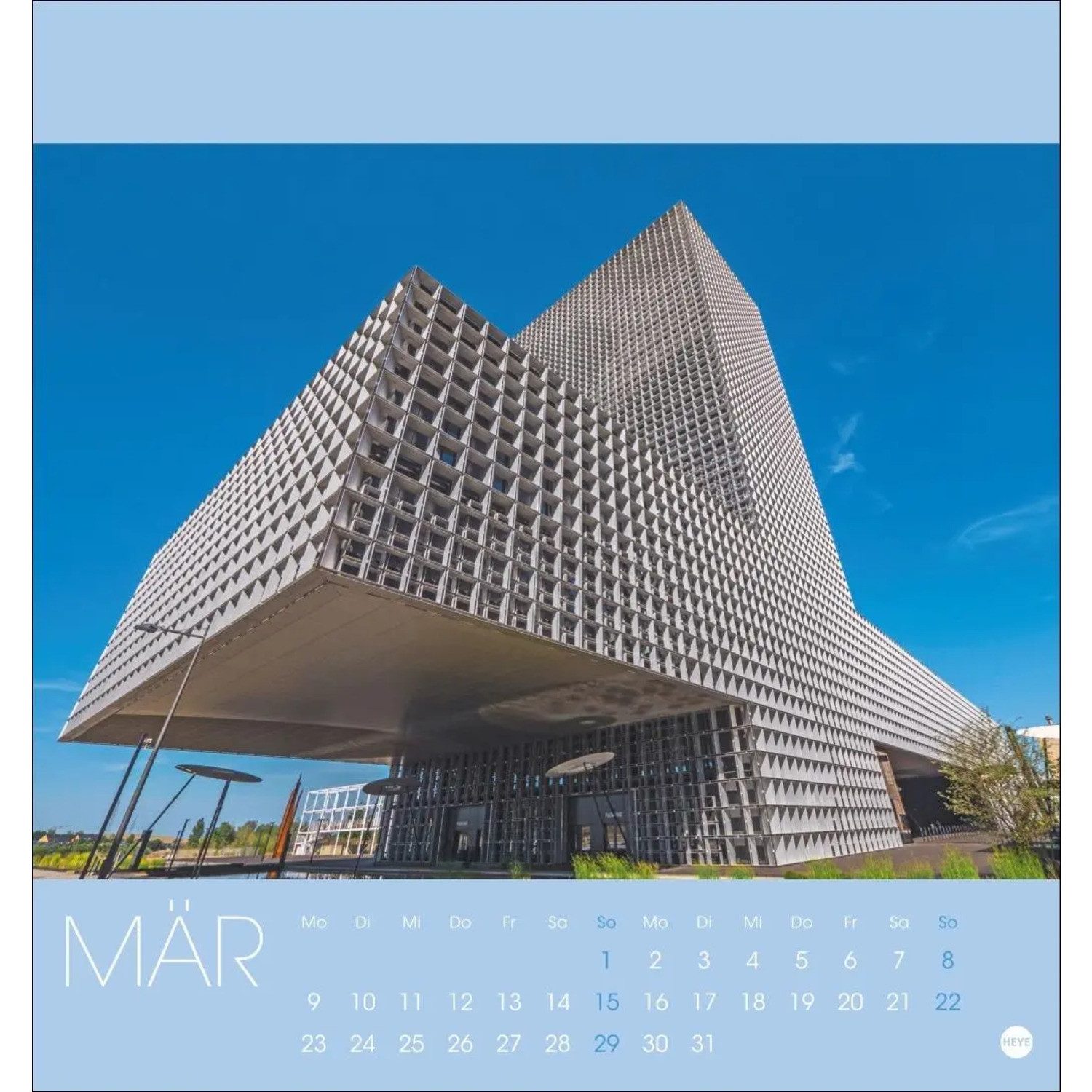 HEYE Tischkalender Luxemburg Postkartenkalender 2026