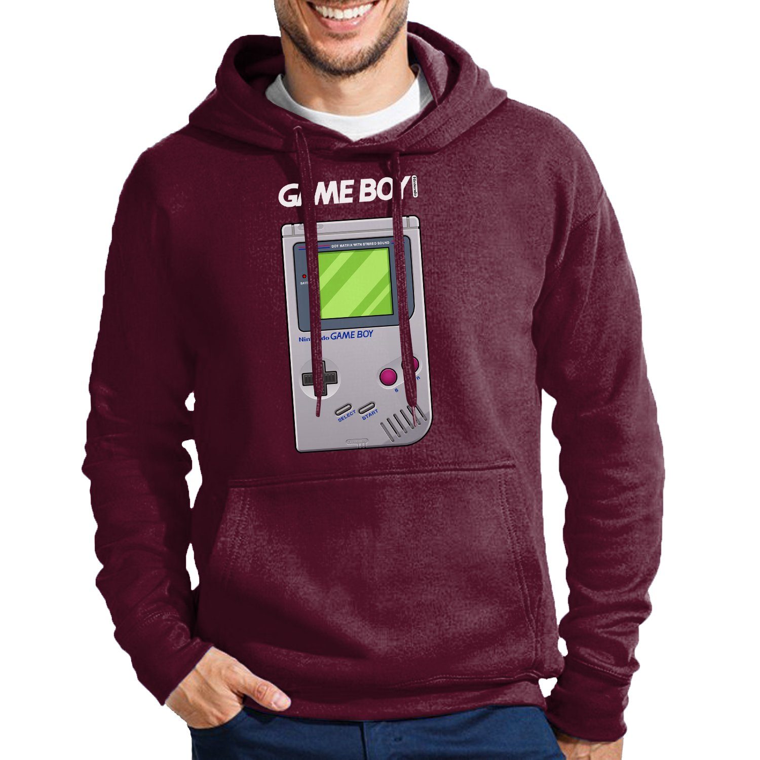 Hoodie Herren Game Boy Retro Gaming Nerd Konsole Gamer