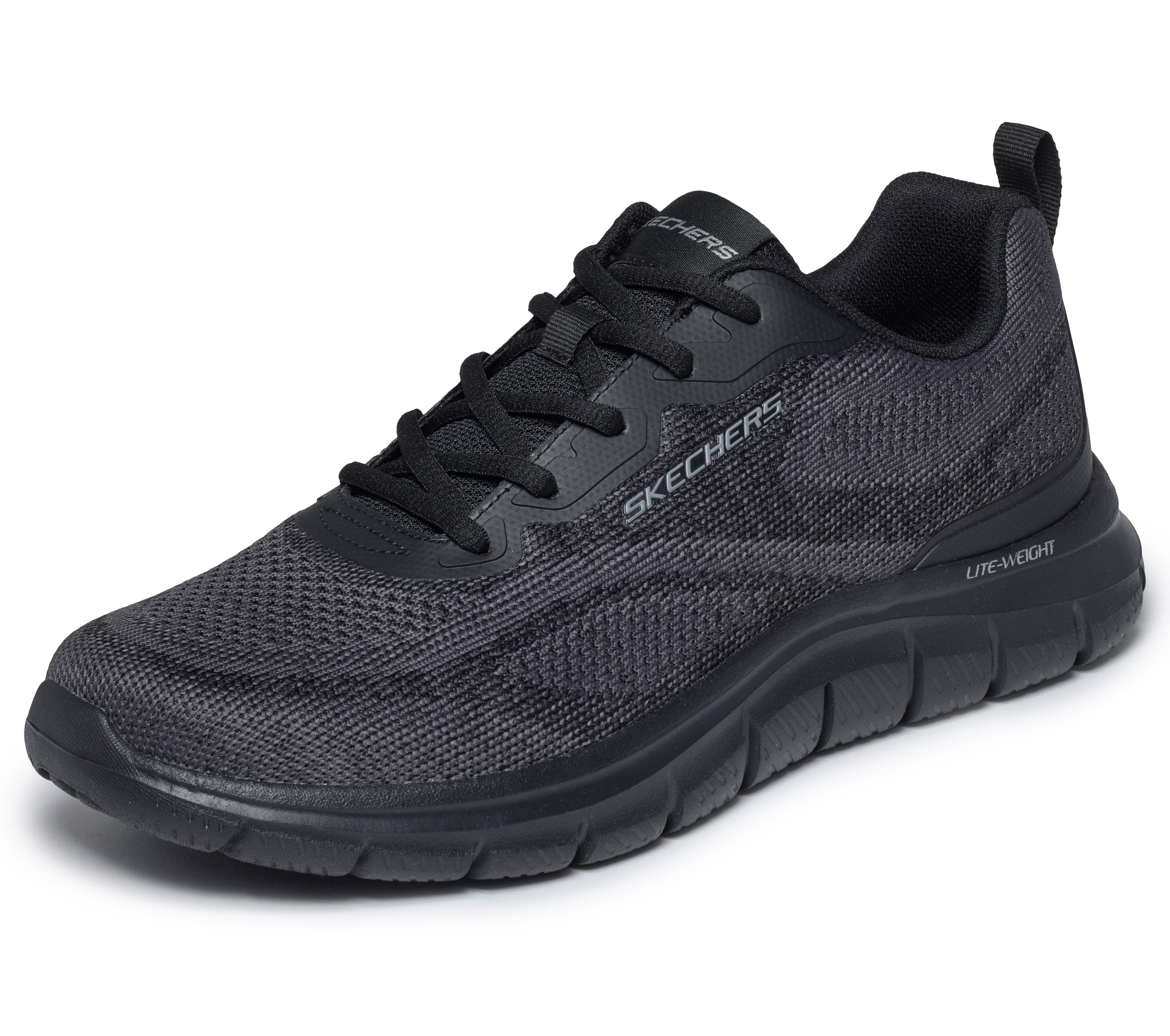 Skechers TRACK-POHLTER Sneaker Schnürschuh, Freizeitsneaker, maschinenwaschbar, Leichtgewicht