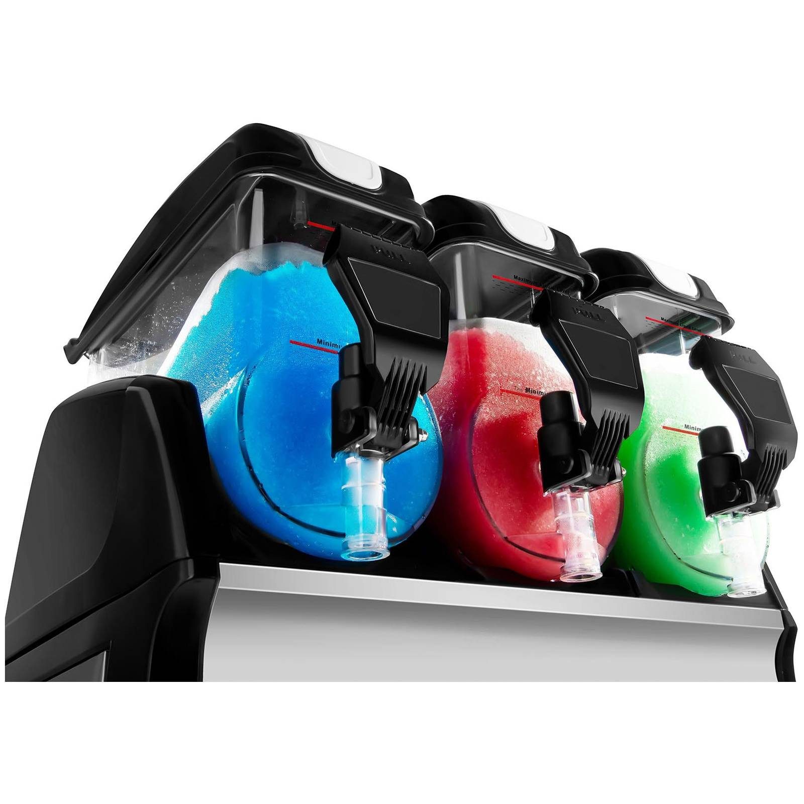 Royal Catering Slush-Eismaschine 3 x 12 L Slushmaschine Eismaschine Softeis Slusheis Gastronomie, 980 W