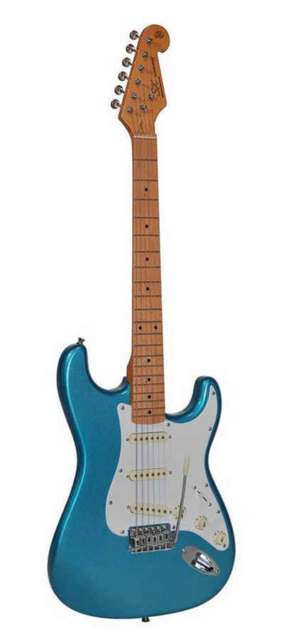 SX E-Gitarre SST57 - blau, inkl. GigBag