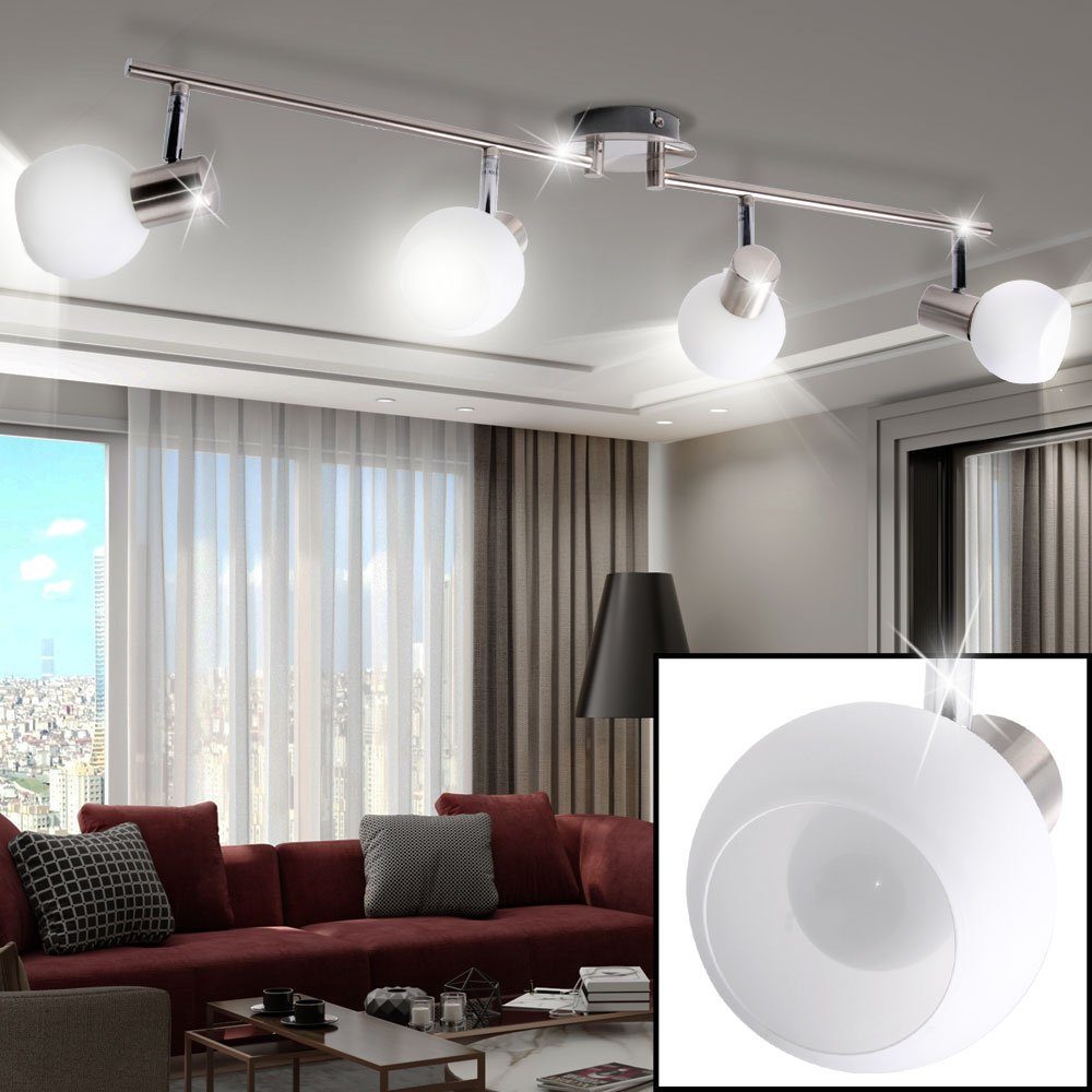 LED Spot Strahler Leiste Decken Leuchte schwenkbar Lampe Wohn Zimmer Beleuchtung 