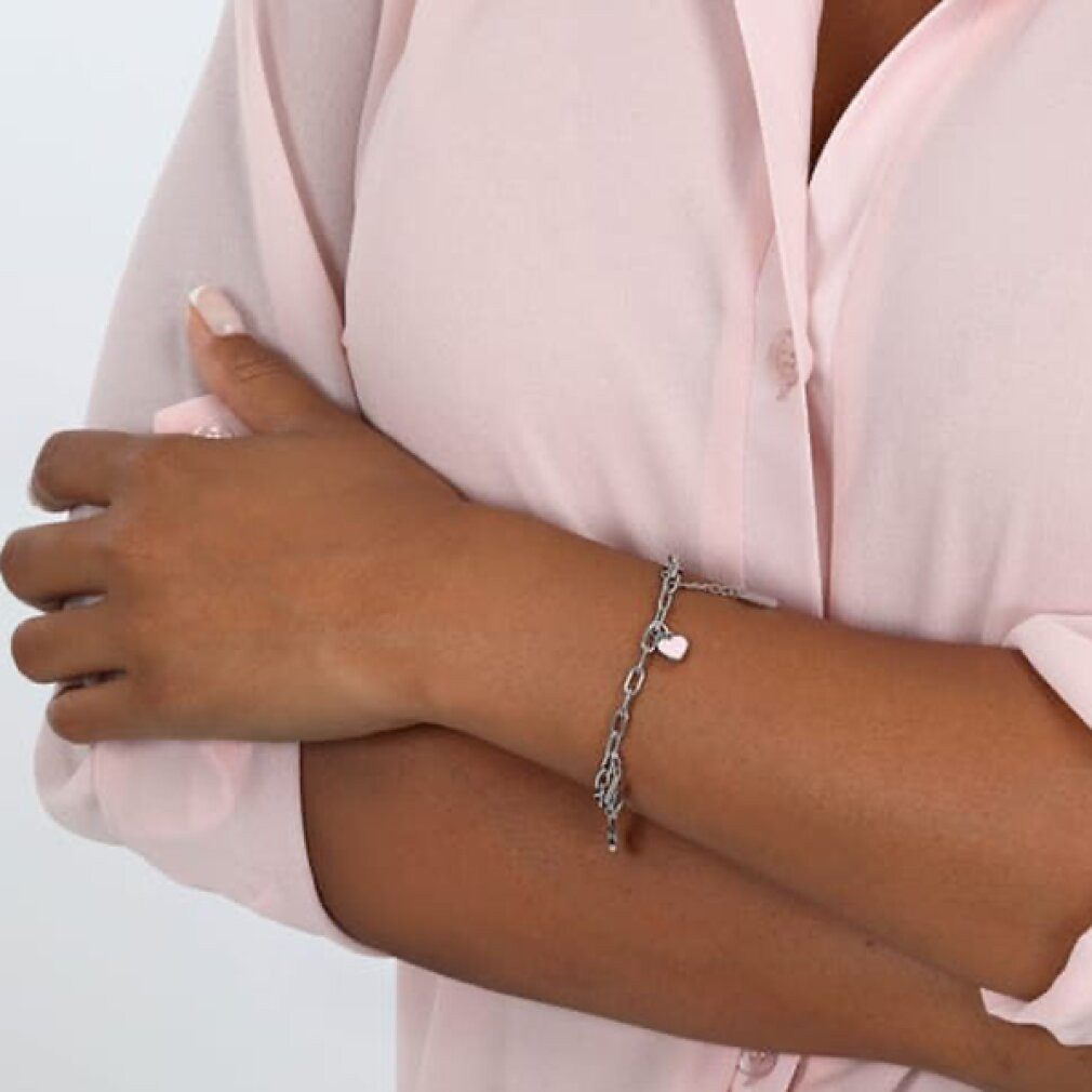 Armband Pùvabný ocelový náramek s pøívìsky Mom LPS05ASF56