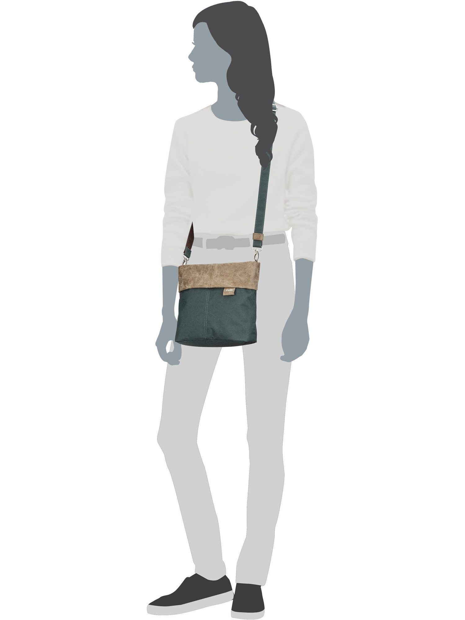 Zwei Umhängetasche Olli OT8, Beuteltasche