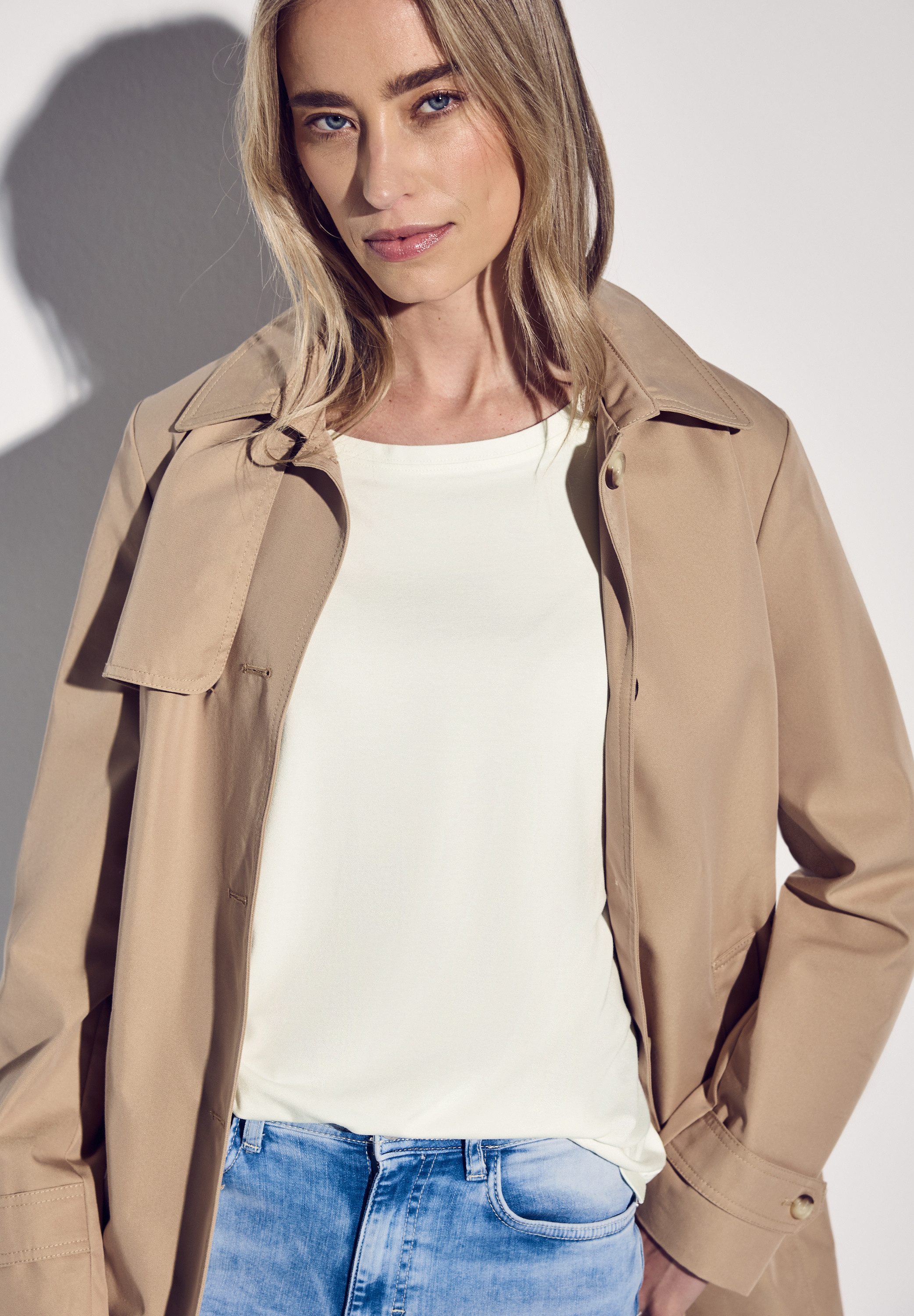 STREET ONE Shirttop Style Crista mit hängenden Schultern günstig online kaufen