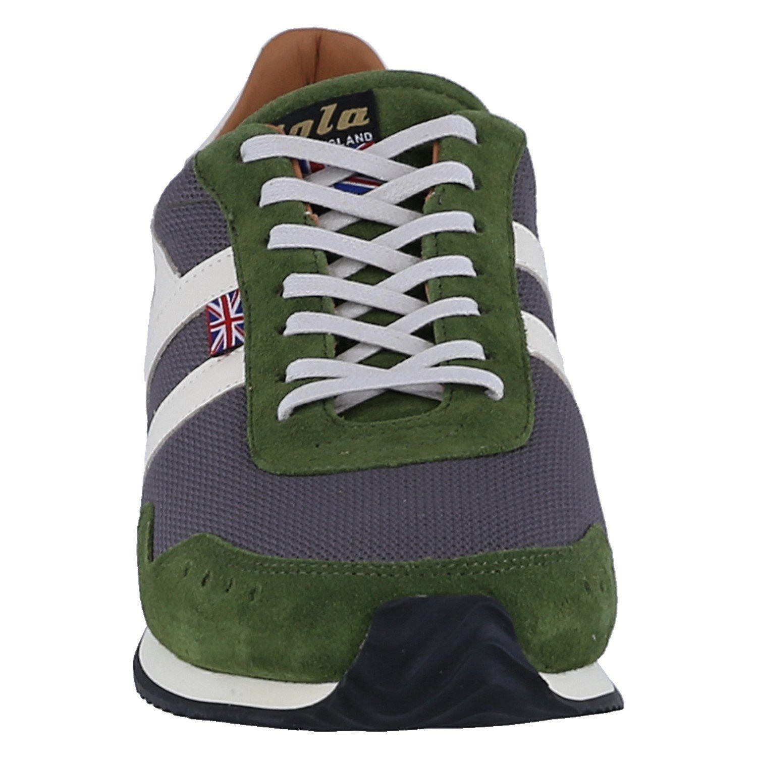 Gola Track Mesh 2 317 - Made in England - dunkelgrau/grün/offwhite Herren Sneaker