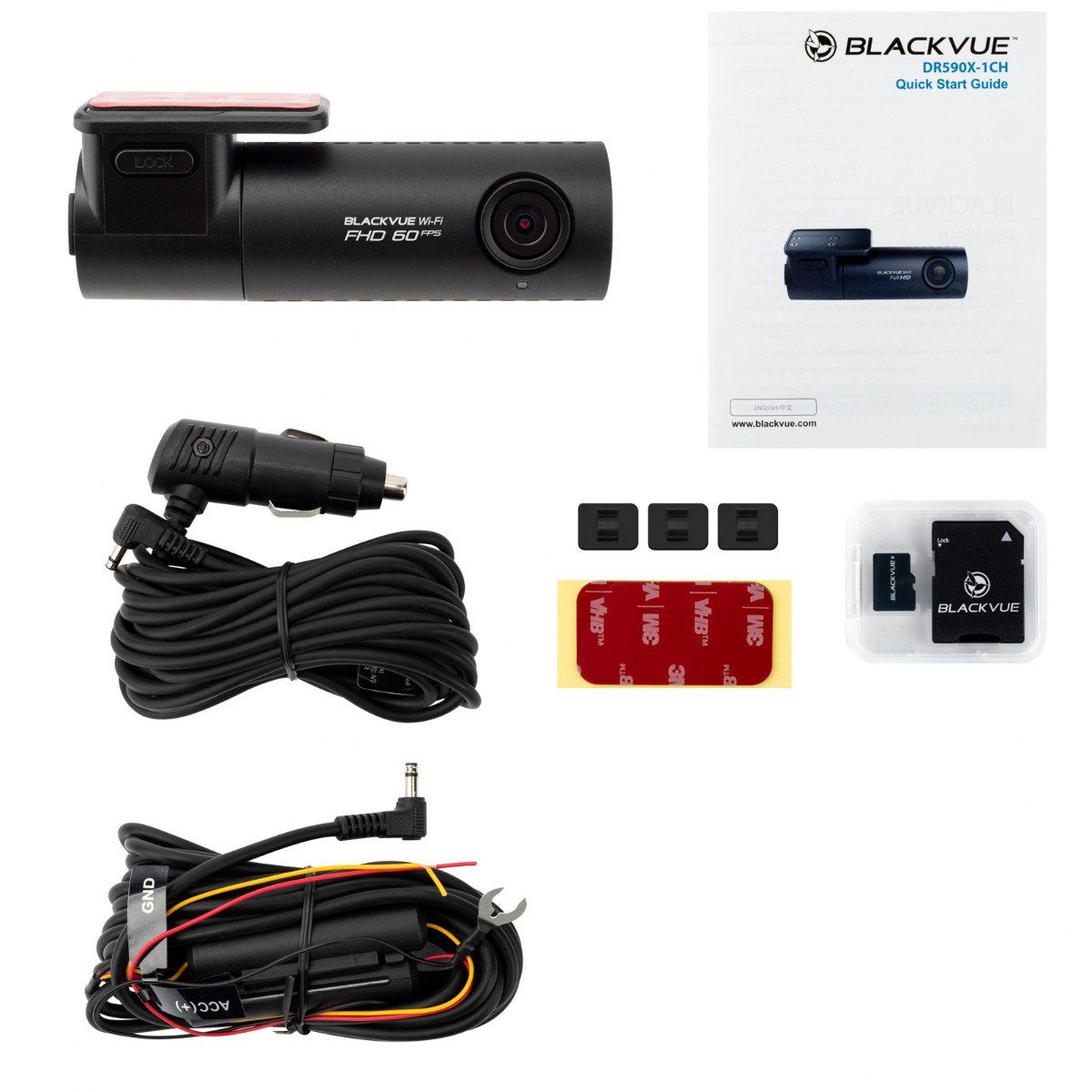 WLAN Dashcam Full HD 256GB BlackVue DR590X-1CH Dashcam BlackVue