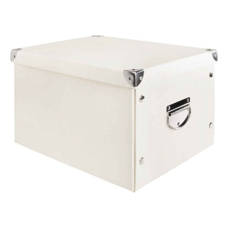 VBS Aufbewahrungsbox Aufbewahrungsbox mit Deckel, faltbar (2 St), 27 cm x 34 cm