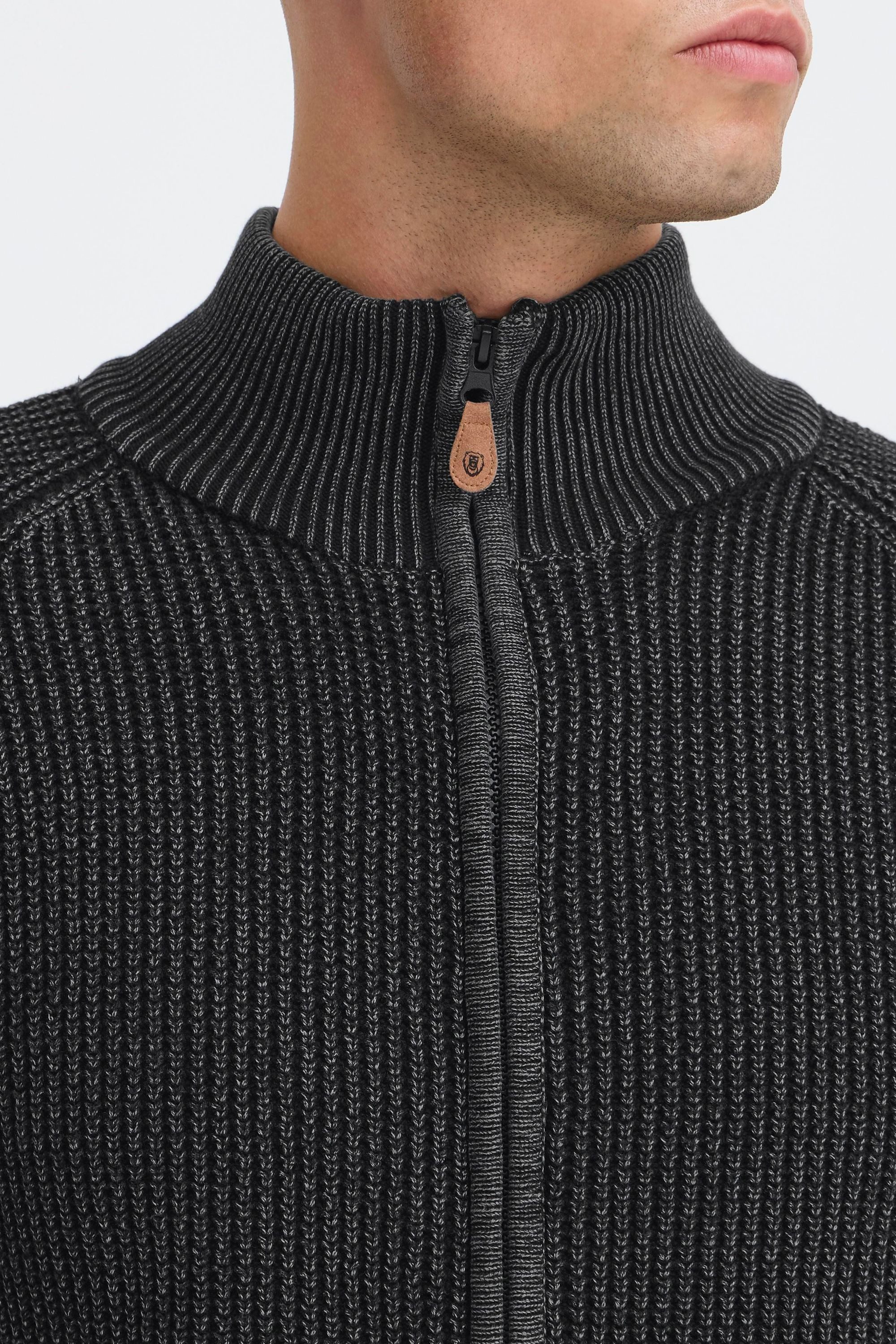 Indicode Strickjacke IDRockly Modische Strickjacke mit Stehkragen
