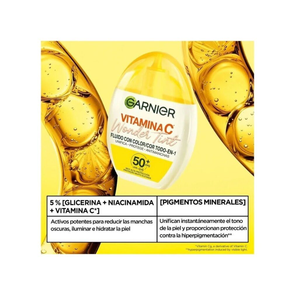 GARNIER Körperpflegemittel VITAMIN C WONDER FLUID TINT SPF50+ #medio 40 ml