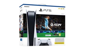 Playstation Playstation 5 Konsole Disk Laufwerk + FC 24 (FIFA 24) Gutschein (inkl. FIFA 24 Gutschein Code)