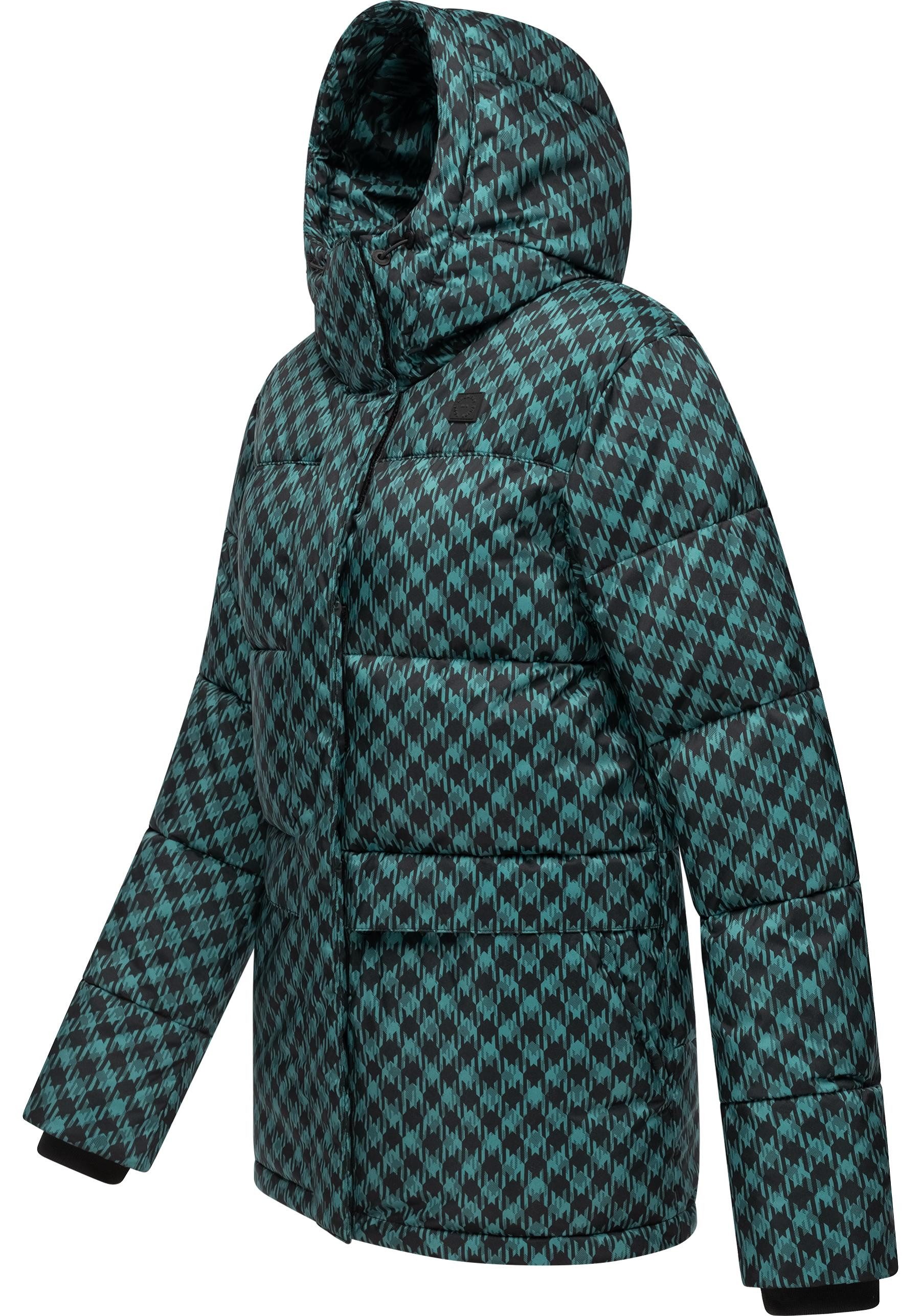 Ragwear Steppjacke Wikesh Print Wasserdichte Damen günstig online kaufen