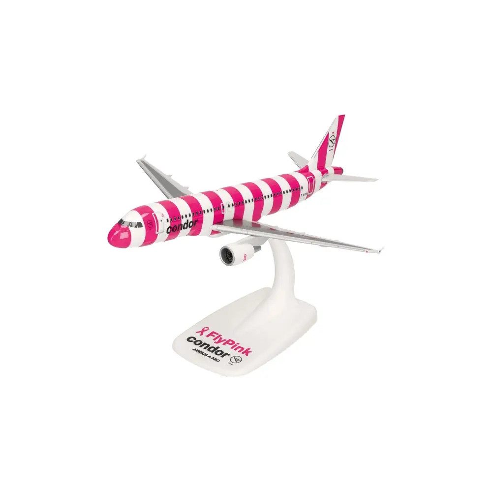 Herpa Modellflugzeug herpa - Condor Airbus A320 ''FlyPink Plane''