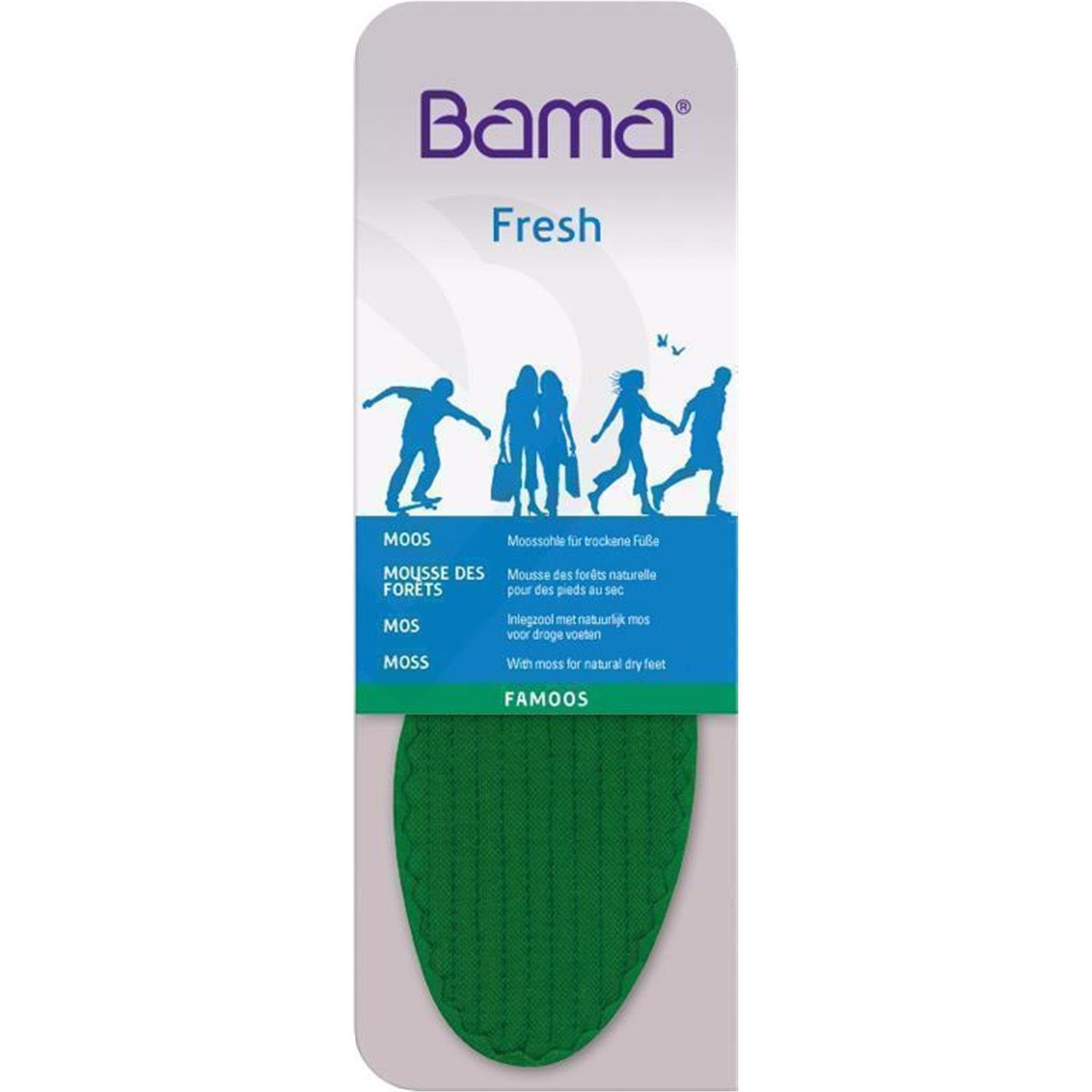 BAMA Group Einlegesohlen Bama Famoos Moossohle Einlegesohle für trockene Füße 44