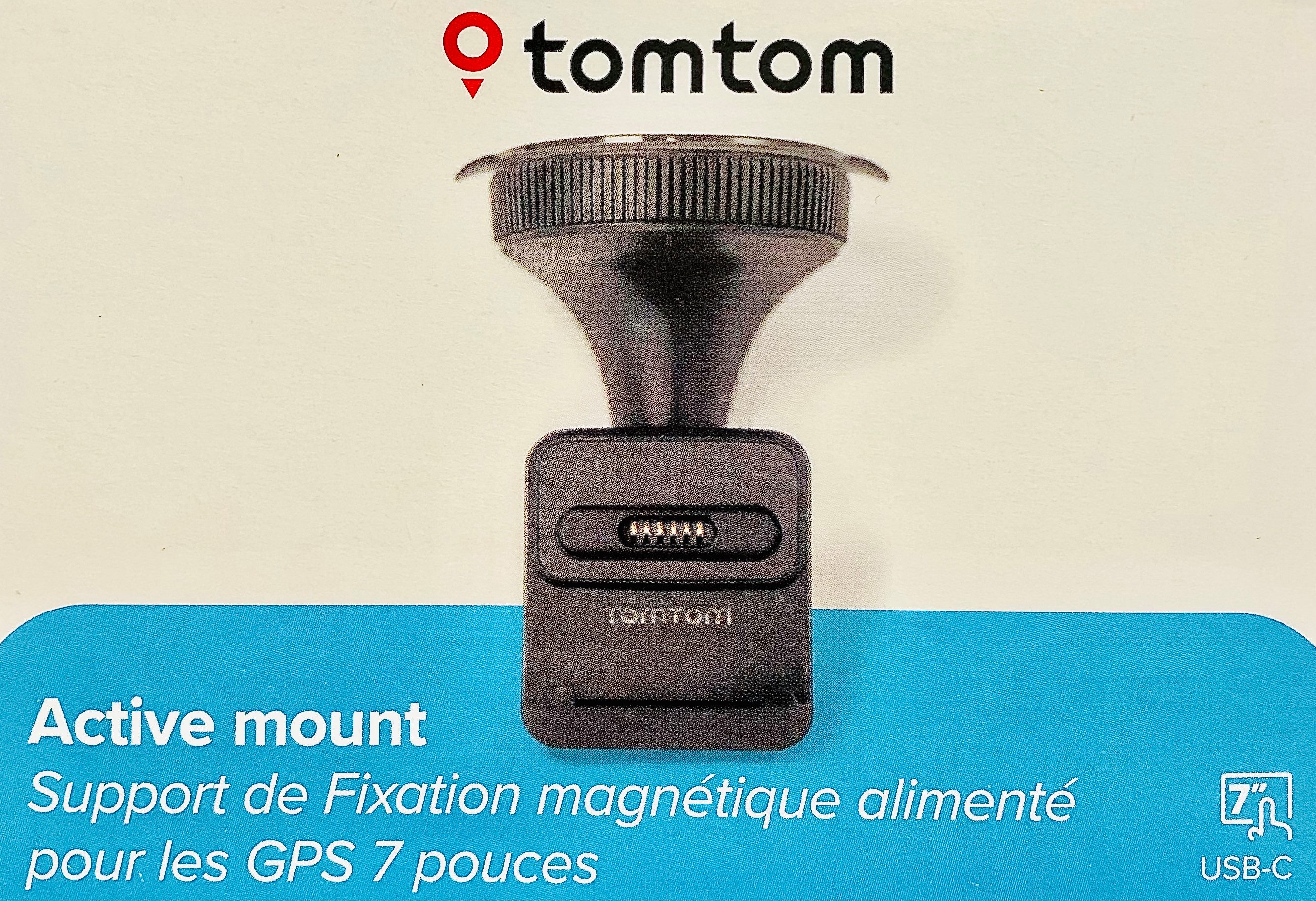 TomTom Navigationsgeräte-Halterung Aktiv-Magnethalterung 7 Zoll Geräte - USB-C