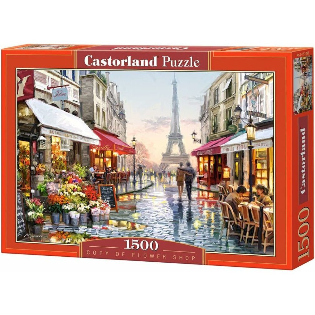 Castorland Puzzle Puzzle Florist in Paris 1500 Teile, Puzzleteile