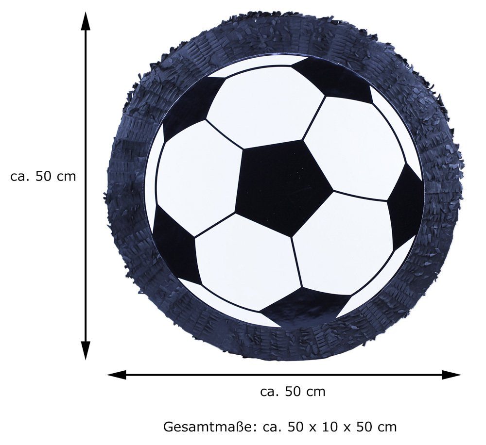 Funny Fashion Pinata Geburtstags Dekoration, Fußball 50 cm