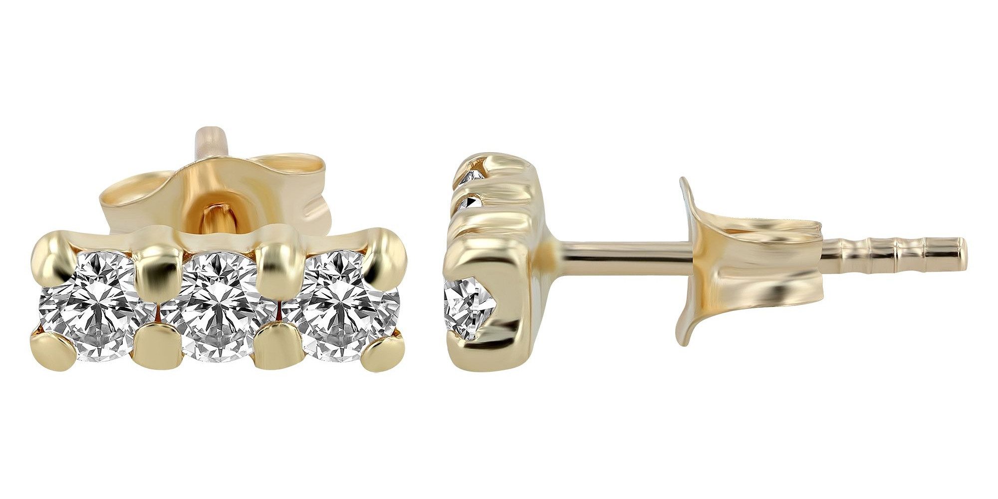 Adelia´s Paar Ohrhänger Damen Ohrringe – Ohrstecker aus 333 Gold, Perfekt als Geschenk für besondere Menschen