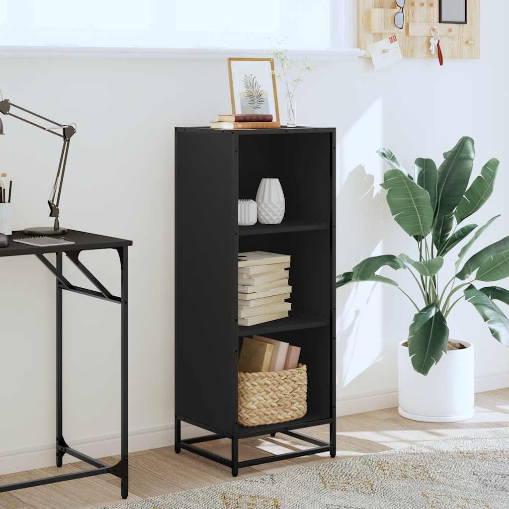 vidaXL Bücherregal Bücherregal Schwarz 40x35x107,5 cm Holzwerkstoff, 1-tlg. günstig online kaufen