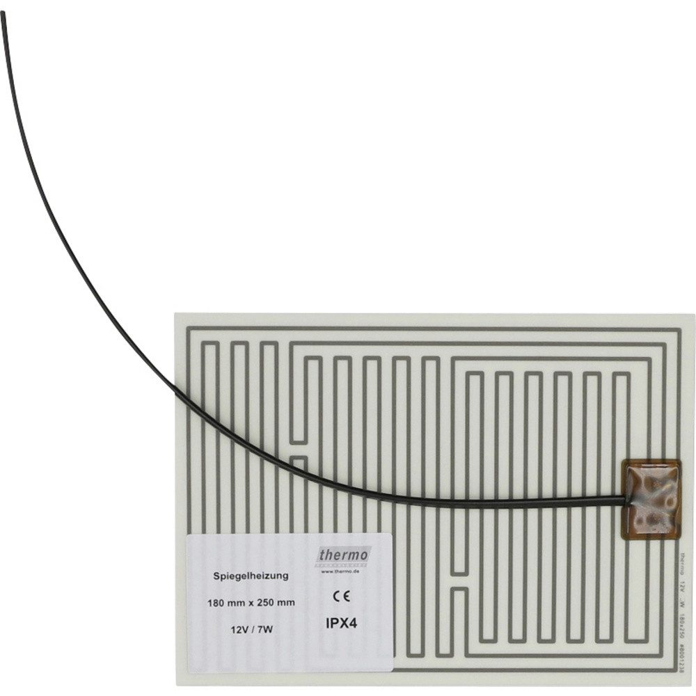 Thermo TECH Heizmatten Thermo TECH Heizfolie 12 V/AC, 12 V/DC 7 W Schutzart IPX4 (L x B) 25
