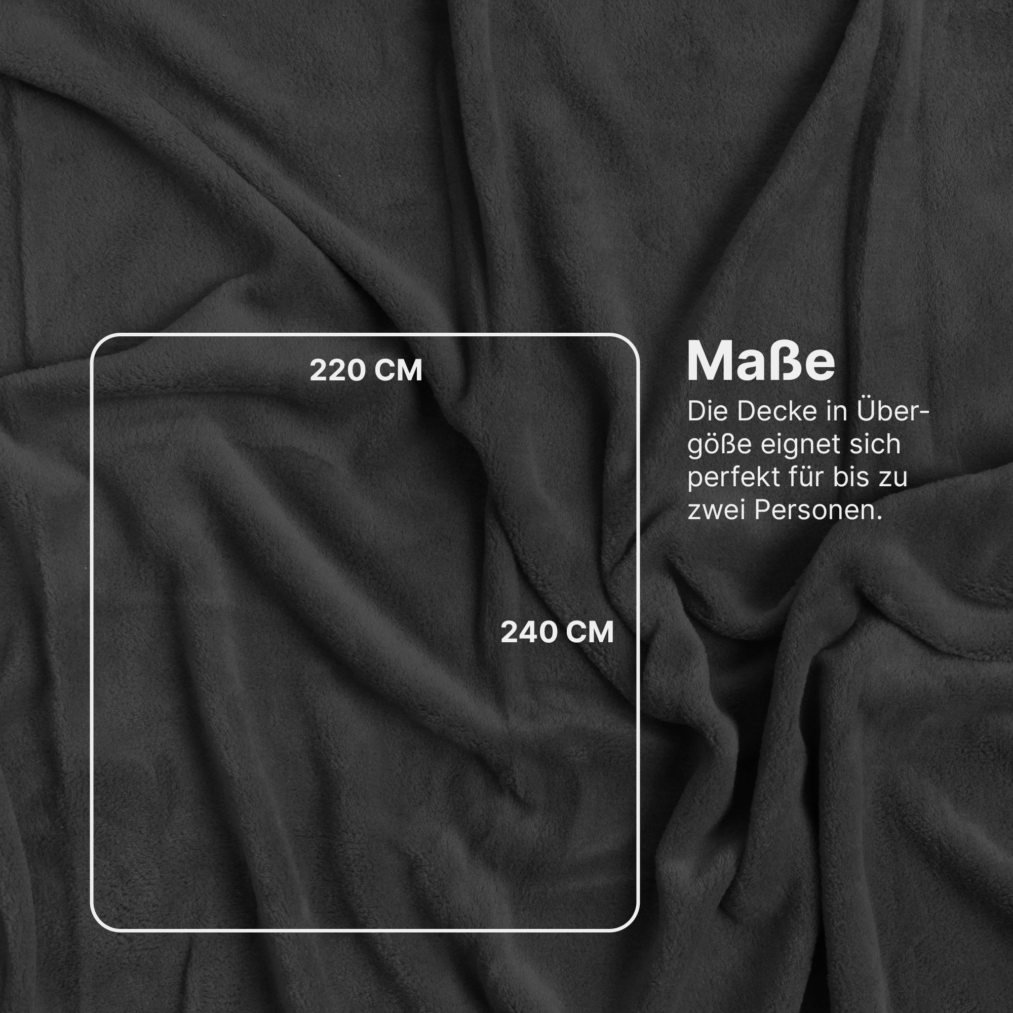 Wohndecke XXL - Mikrofaser - Flauschdecke, Bestlivings, Kuscheldecke (220x2 günstig online kaufen