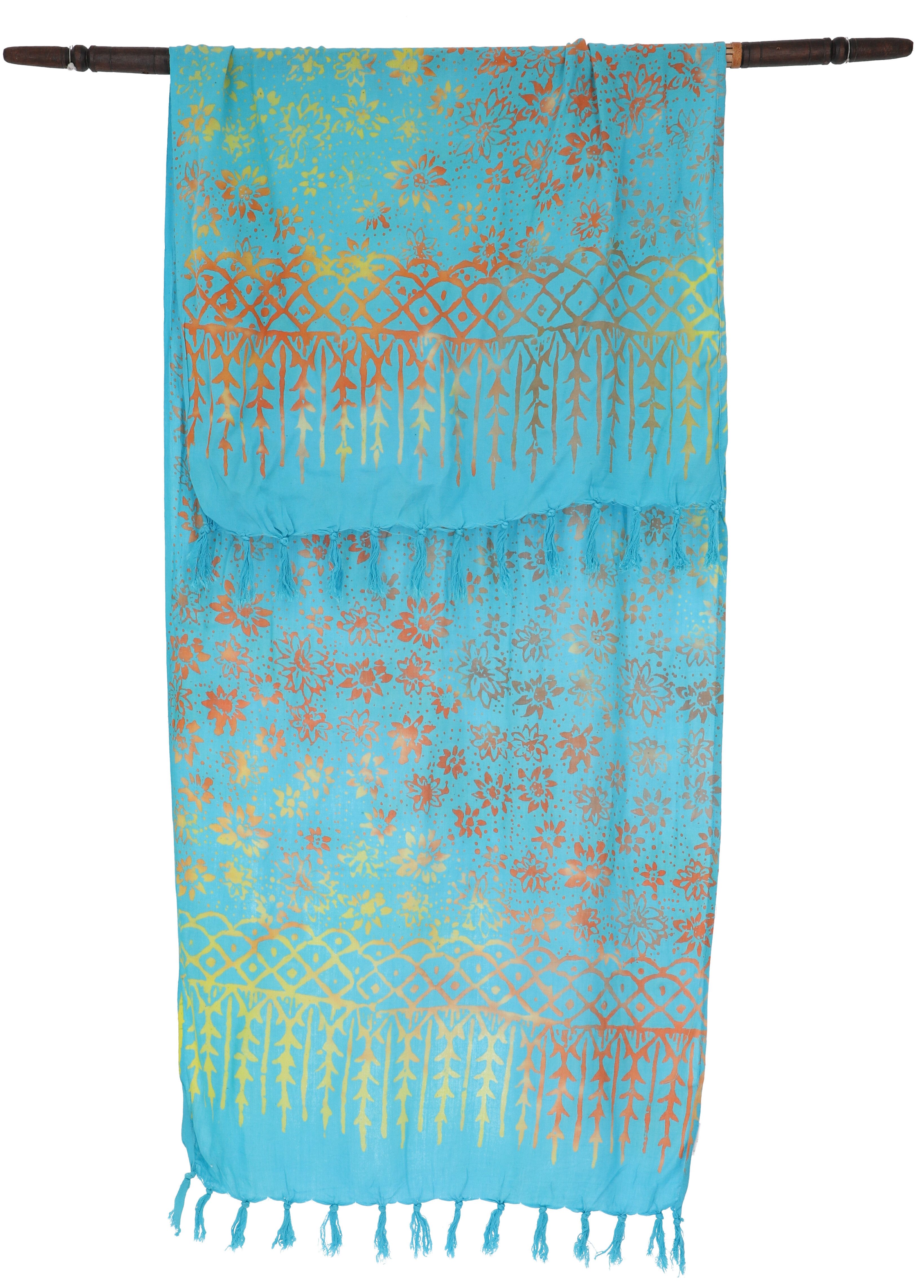 Guru-Shop Sarong Schmaler Bali Sarong, Wickelrock, Sarongkleid,..