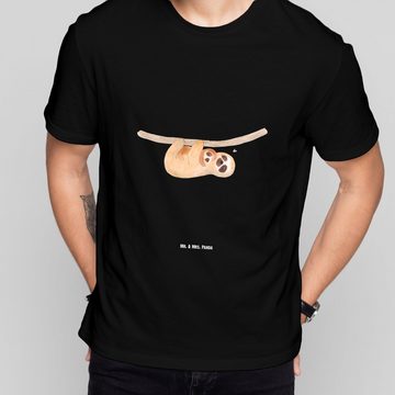 Mr. & Mrs. Panda T-Shirt Faultier Kind - Schwarz - Geschenk, Jubiläum, Baby, Mama, Mutter, Lus (1-tlg)