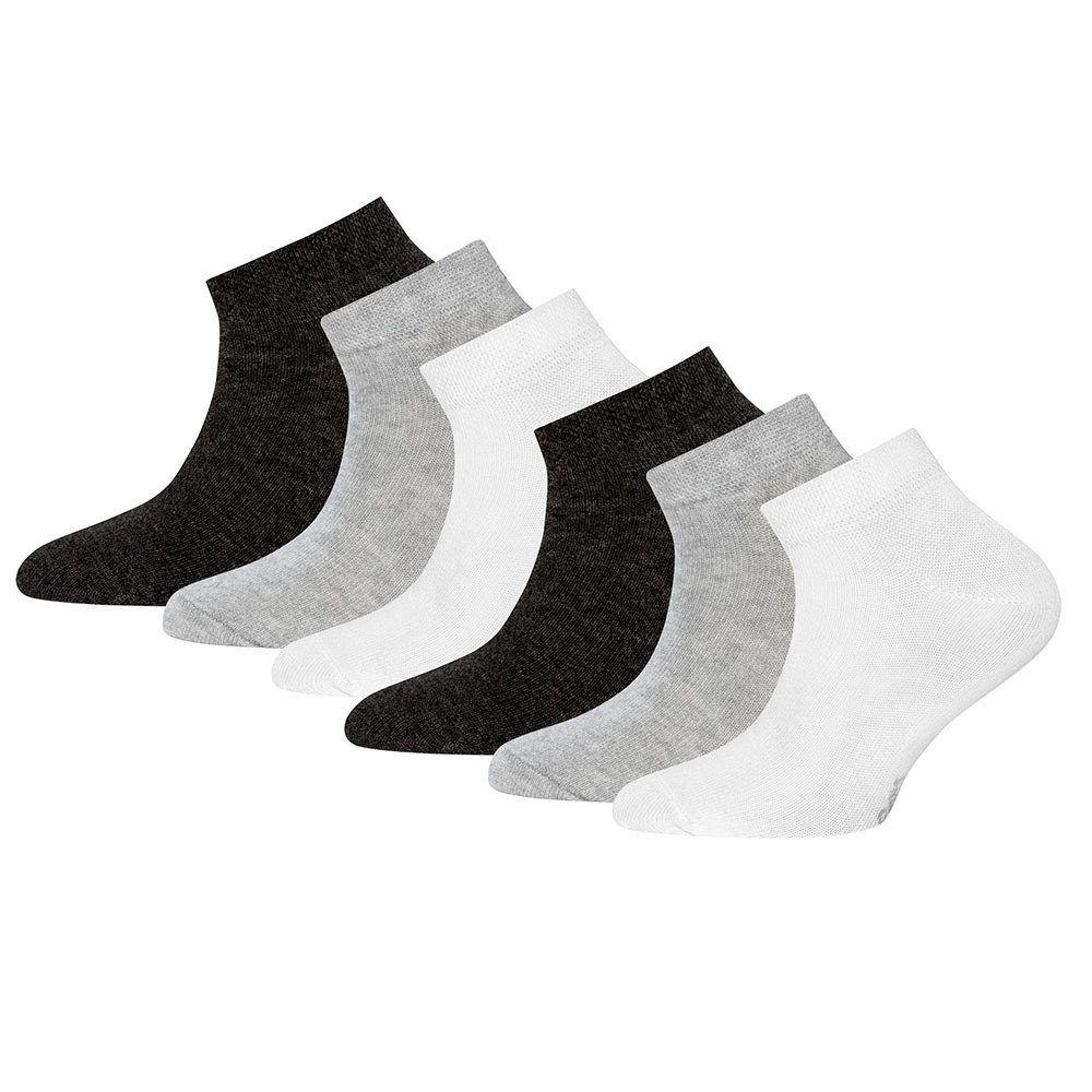 Ewers Sneakersocken Sneaker Socken 6er Pack Uni (6-Paar)
