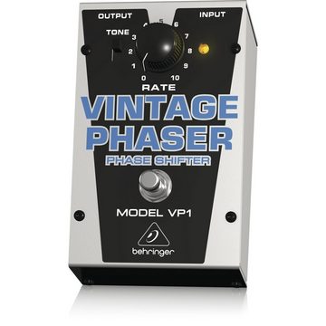 Behringer Musikinstrumentenpedal, VP1 Vintage Phaser - Modulations Effektgerät für Gitarren