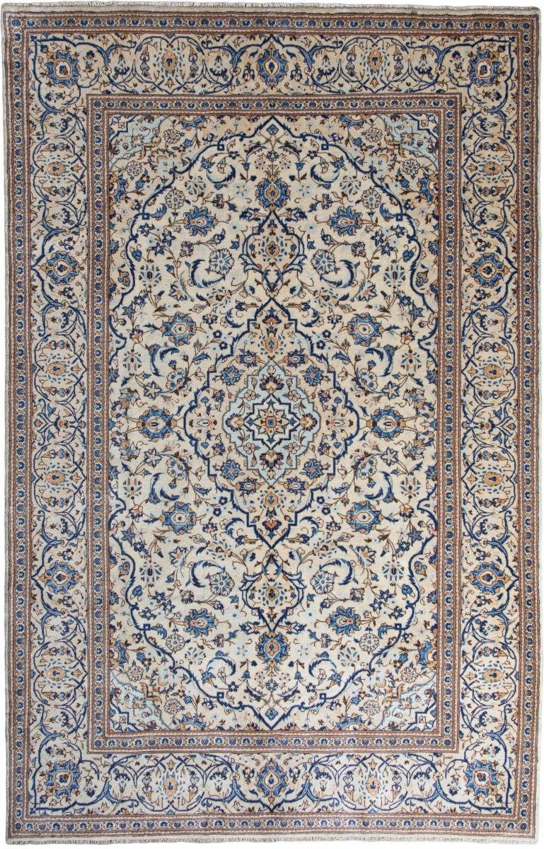 Orientteppich Keshan 196x305 Handgeknüpfter Orientteppich / Perserteppich, Nain Trading, rechteckig, Höhe: 12 mm