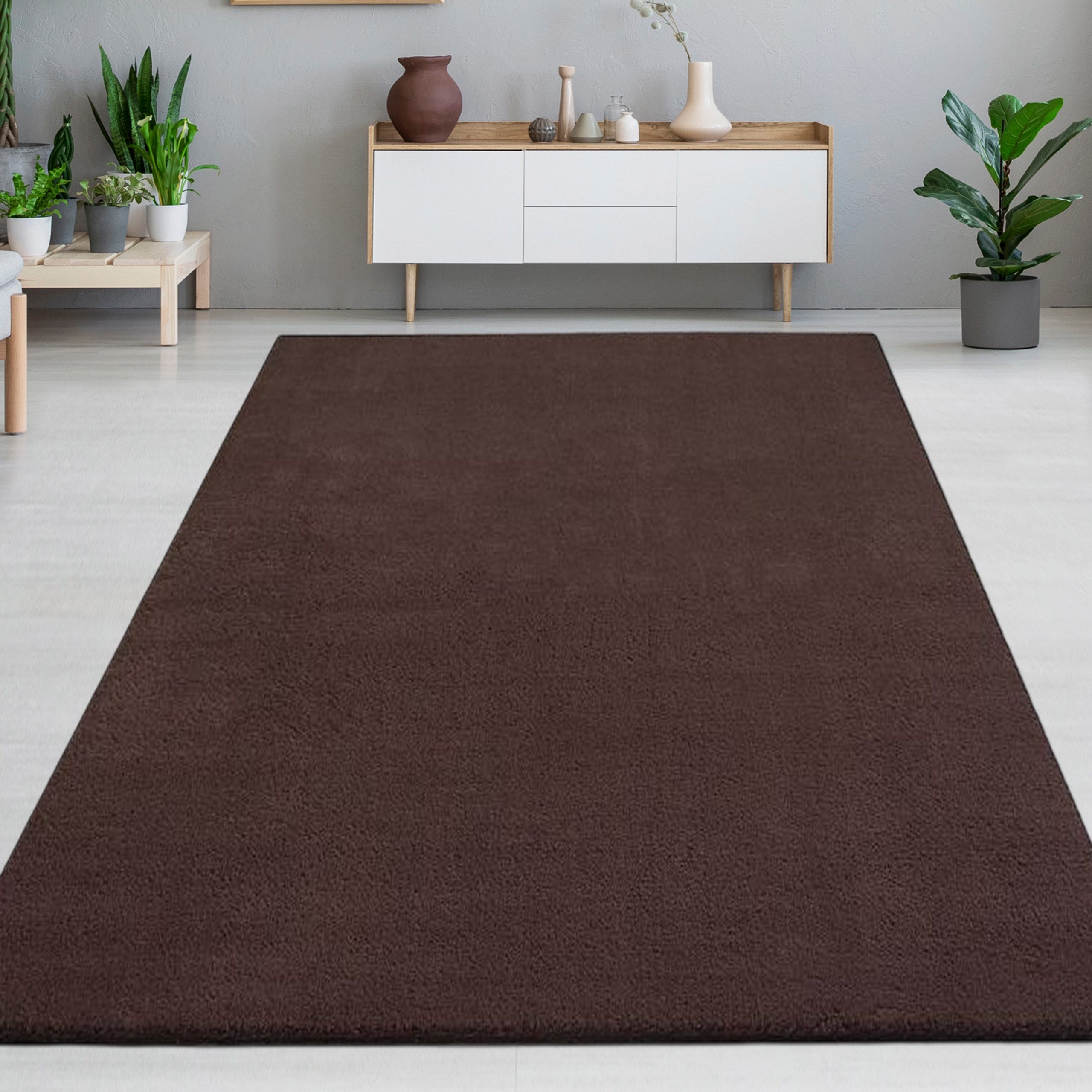 Carpetia Teppich Weicher Teppich Hochflor Wohnzimmer günstig online kaufen