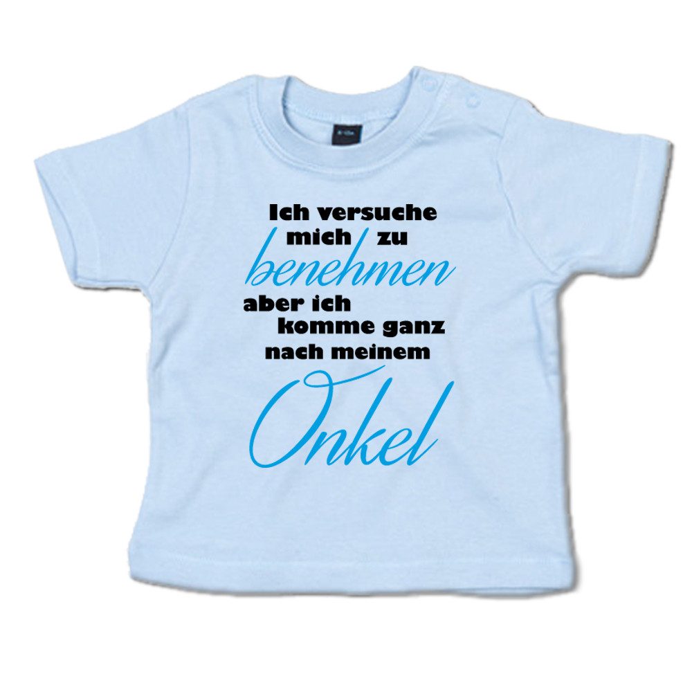 Ggraphics TShirt Ich versuche mich zu benehmen, aber ich komme ganz
