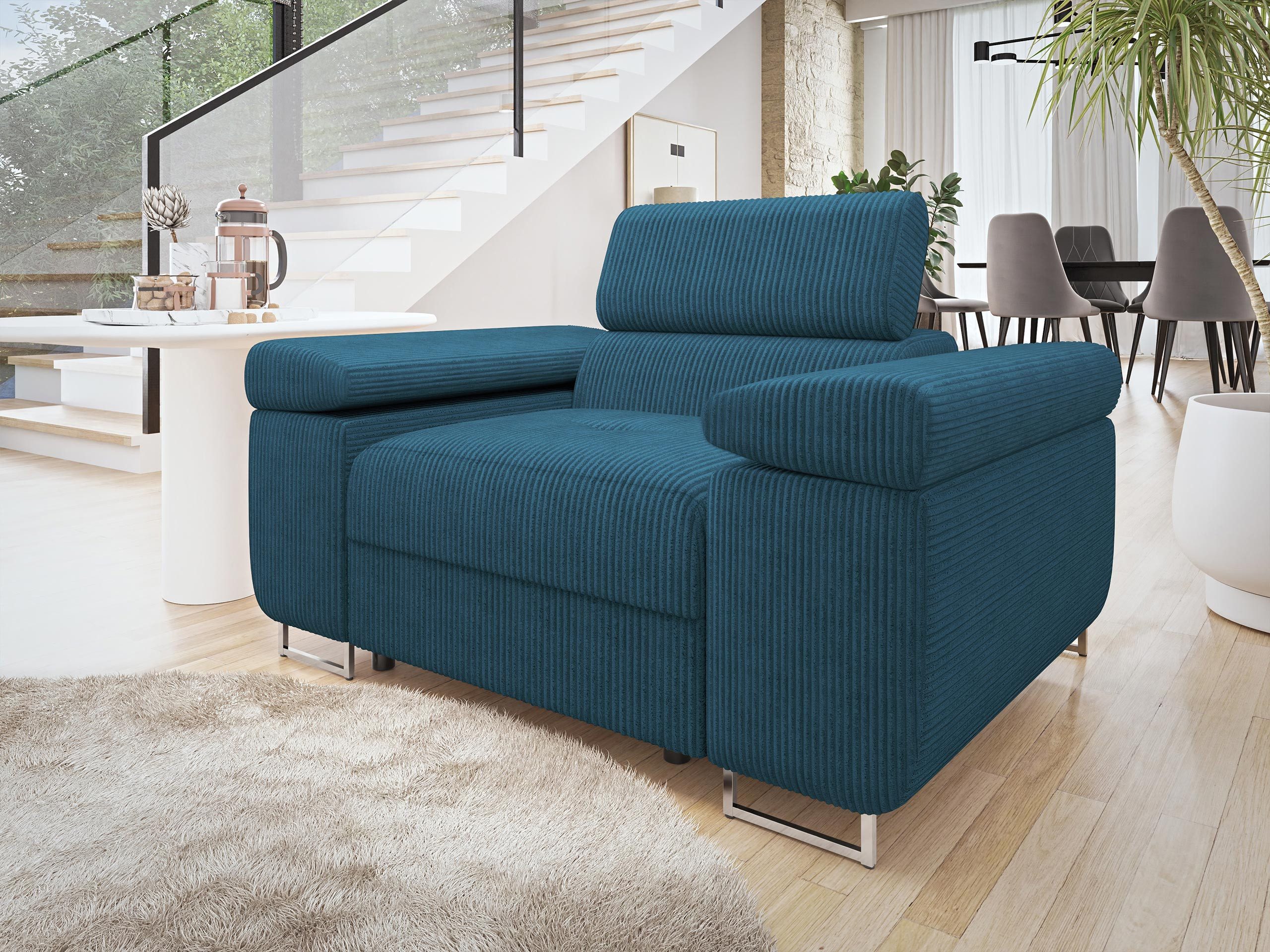 MIRJAN24 Sessel Torezio Cord, Einstellbare Kopfstützen, günstig online kaufen