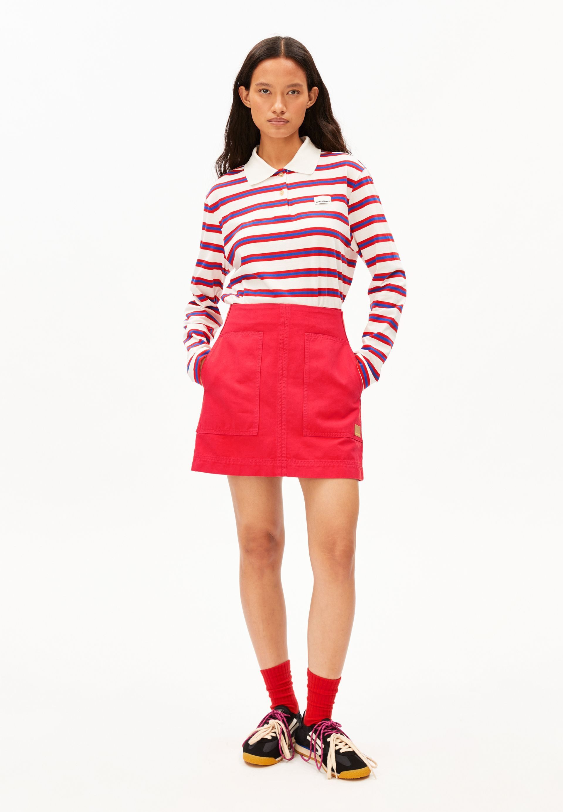 Armedangels Jerseyrock WORKWEAR CANVAS Rock aus Bio-Baumwolle (Regular Fit) Mini