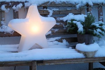 8 seasons design LED Stern Shining Star, LED WW, LED wechselbar, 40 cm weiß für In- und Outdoor