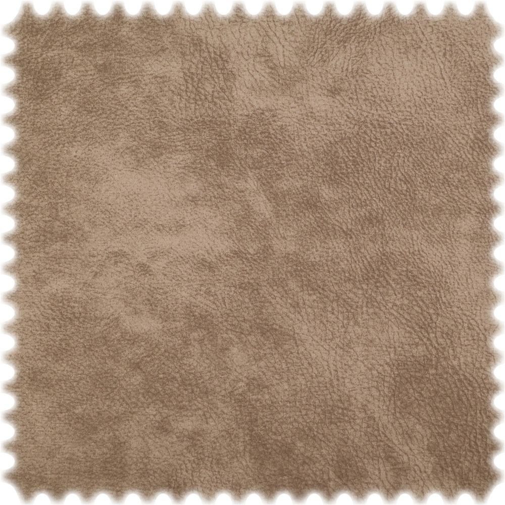 Heiro Stoff Microfaser Möbelstoff Nubuk Taupe in Wildleder-Optik, Polsterstoff Meterware - Breite:142 cm