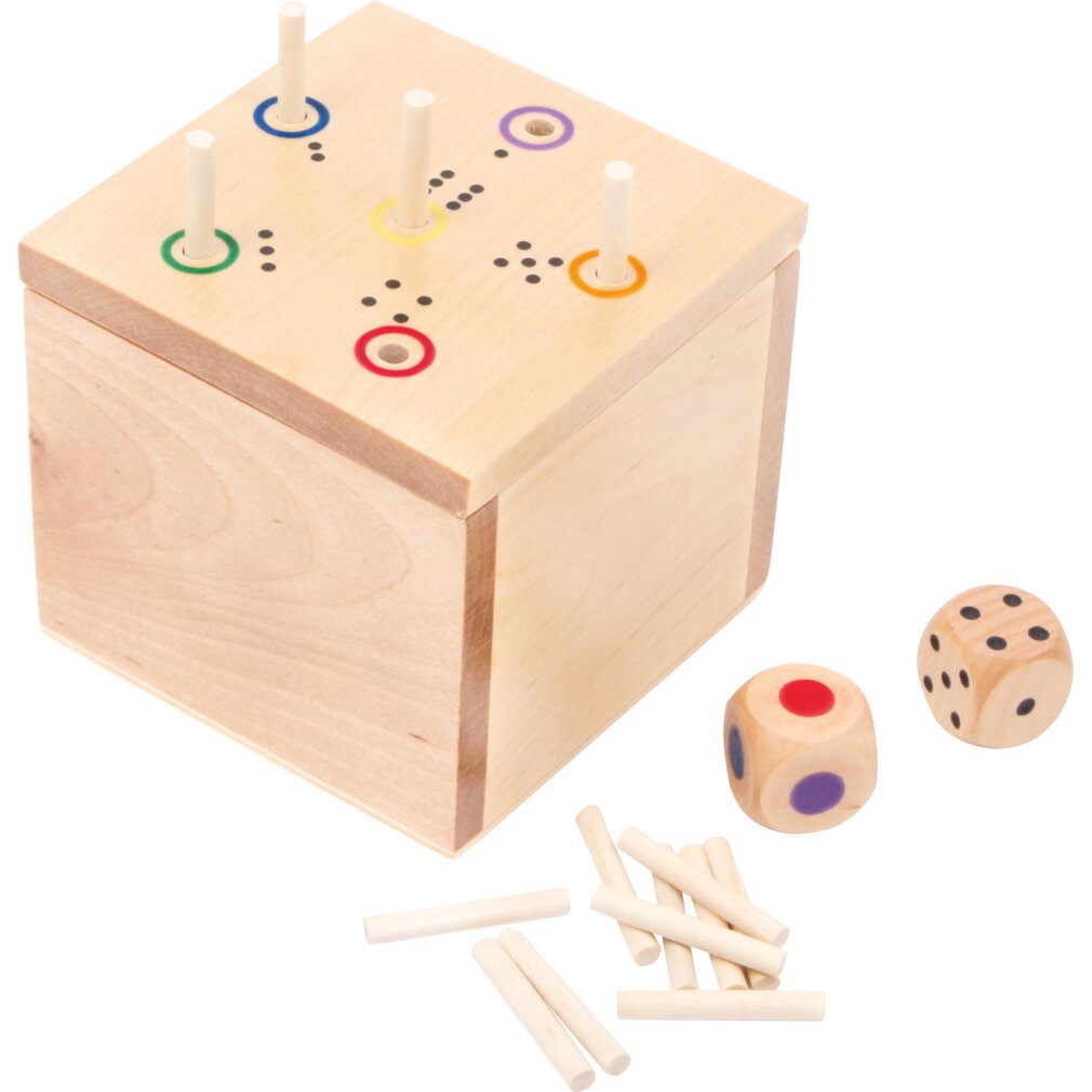 Small Foot Spiel Würfelspiel 6 raus in der Box